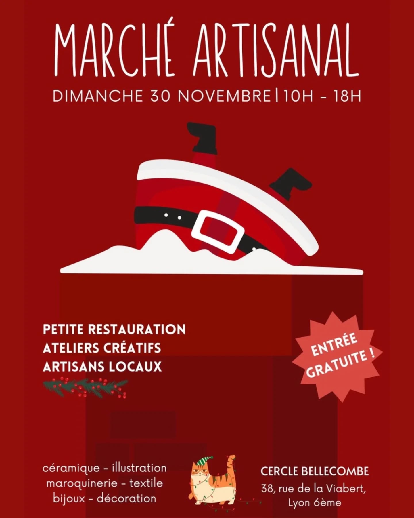 Toc toc toc bonjooooour
C'est la saison des marché de Noël 👀
Je vous prépare une petite brochette de 3 marché sur trois week end
Trop hâte de vous revoir et qu'on parle couleurs, prépare vos palettes et vos cadeaux pour les fêtes ! Notre premier rendez-vous sera à Bellecombe dans quelques semaines 😱