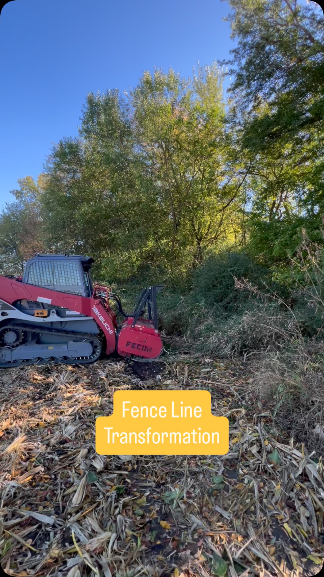Opening up this farm fence line for the first time in years 👀
Clean, smooth, and ready for use again. Nothing beats a fresh start. 💪 #PrimeHabitatManagement #LandClearing #FenceLineClearing #ForestryMulching #IllinoisValley #FarmProjects