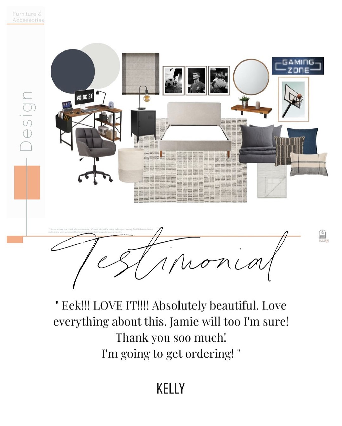 Client Testimonial ✨
“Eek!!! LOVE IT!!!! Absolutely beautiful. Love everything about this. Jamie will too I’m sure!
Thank you soo much! I’m going to get ordering!”
Such a cool room for a very lucky boy! 🥰💙