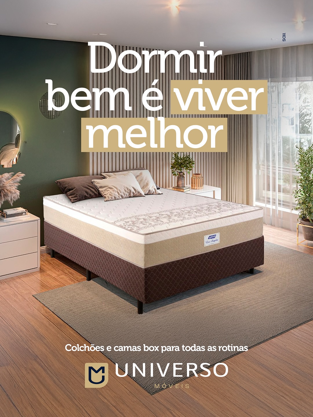 Uma boa noite muda o dia seguinte.
Na Universo Móveis você encontra colchões e camas box com diferentes estruturas, tamanhos e tecnologias para montar o quarto do jeito certo.
👉 Passe na loja e teste os modelos pessoalmente
📍 Rua Paraná, 3479 – Centro – Cascavel
📱 (45) 99818-7287
Dormir bem é viver melhor.
#UniversoMóveis #Colchões #CamaBox #DormirBem #Conforto #CascavelPR