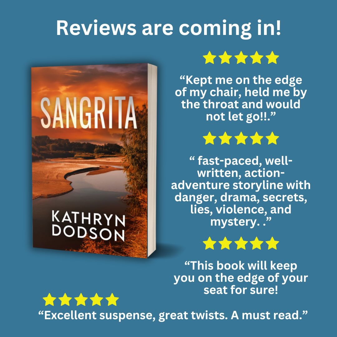 Loving the ⭐⭐⭐⭐⭐ reviews on Amazon for my latest novel! If you like suspense - this is your book. Link in bio.