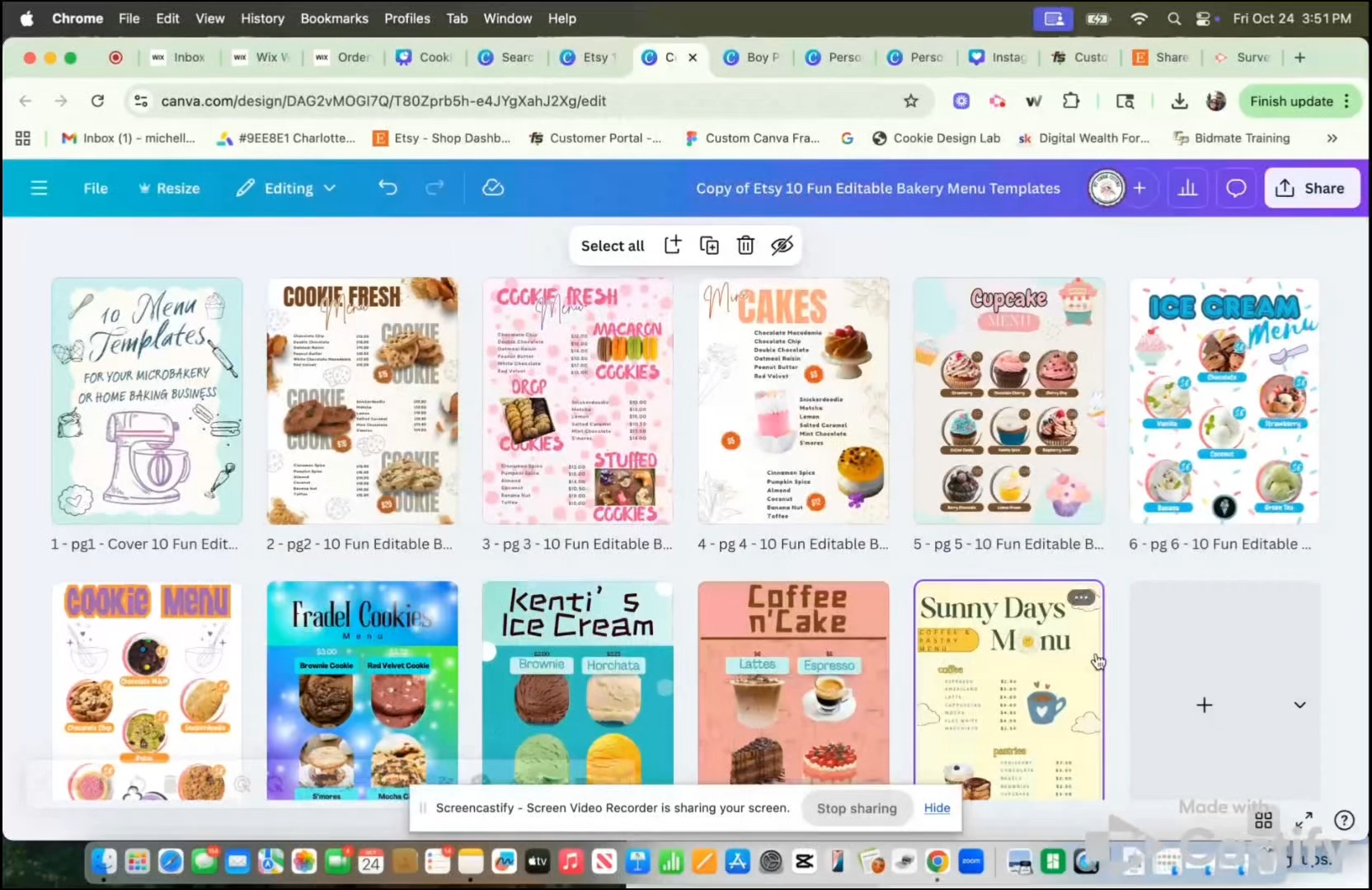 Create Your Bakery Menu in 5 Minutes!
Say goodbye to designing menus from scratch!
With my editable Canva menu templates, you can drag, drop, and post your bakery menu in minutes â perfect for preorders or seasonal sales.
Purchase your editable menus for your next launch!
https://www.etsy.com/listing/4350497933/editable-cookie-menu-printable-bakery