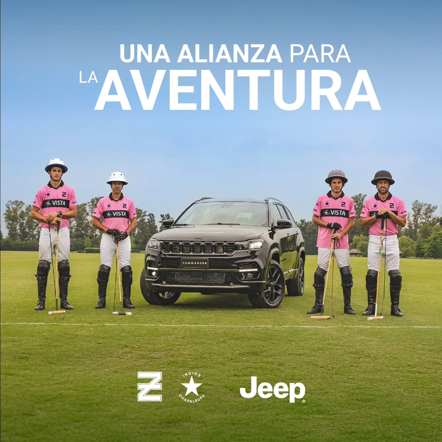 Este domingo buscarán su 2da victoria en el Abierto de Palermo a bordo de Jeep vehículo Oficial de @ellerstinachapaleufu .
Encarando esta temporada con una nueva alianza a bordo de las versiones Blackhawk del Jeep Compás y Jeep Commander.
Ambas se pueden apreciar en el espacio de la marca en el Campo Argentino de Polo.
@jeep_argentina
#siemprepolo
#somospolo
#veniaverpolo
#vivielpolo
#sentielpolo
#revistapololive
#triplecorona2025