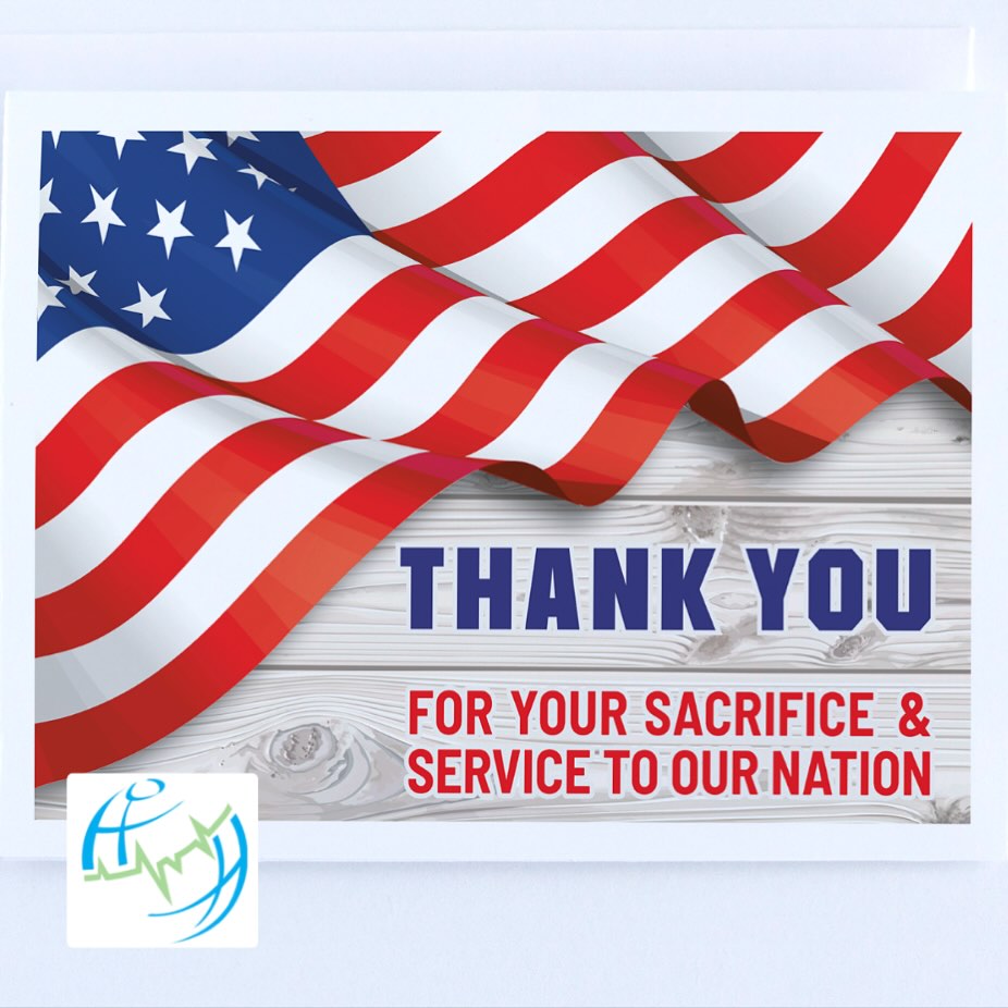 With gratitude for your service to America, Thank you Veterans. โค๏ธ