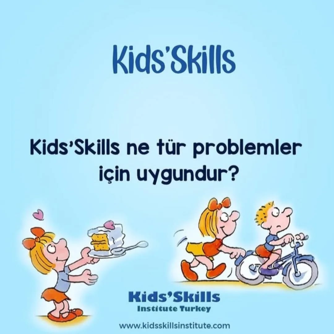 Kids’Skills ne tür problemler için uygundur? 🧠✨
Kids’Skills, çocukların yaşadığı güçlükleri bir probleme değil, öğrenilebilir bir beceriye dönüştüren çözüm odaklı bir yaklaşımdır.
Bu nedenle çok geniş bir alanda etkili şekilde uygulanabilir.
✅ Duygusal zorlanmalar:
• Öfke kontrolü
• Kıskançlık
• Kaygı ve korkular
• Kendine güven sorunları
✅ Davranışsal güçlükler:
• İnatçılık, kurallara uymakta zorlanma
• Sorumluluk alma güçlüğü
• Erteleme, çabuk pes etme
• Ev ve sınıf rutinlerine uyum
✅ Sosyal beceri ihtiyaçları:
• Paylaşma, sıra bekleme
• Arkadaşlık ilişkileri
• İletişim becerileri
• Sınır koyma ve kendini ifade etme
✅ Akademik ve günlük yaşam becerileri:
• Dikkat toplama
• Planlama – düzenleme
• Öz bakım becerileri
• Görev tamamlama
Kids’Skills, çocuğun güçlü yanlarını ortaya çıkaran, motivasyonu yükselten ve adım adım beceri kazandıran bir süreçtir.
Bu nedenle sadece problem çözmekle kalmaz; çocuğun özgüvenini, dayanıklılığını ve başarma hissini de güçlendirir. 💙