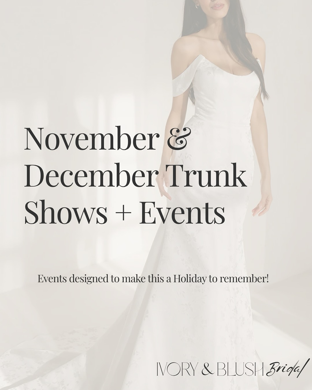 So much happening this month & next! Be sure to book your appointment early!