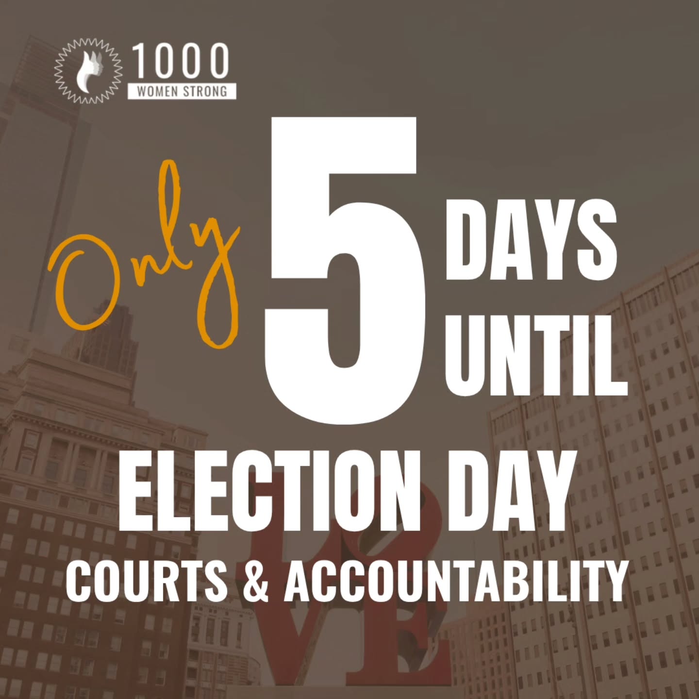 5 days until #EDay!
Here's why it matters:
Our daily lives are impacted by every decision we make, and especially those made for us. Having more power about how your community is protected, how school resources are used, how you are represented in your township/county/district is why we vote.
Showing up every four years isn't enough. And choosing to sit on the bench when you have the power to change the score is how we lose. We win when we band together for the betterment of ourselves and our communities' future.
Bet on yourself, vote early where you can and make it count Tuesday, November 4th.
#1KWS #CountdowntoEDay #WeAreWhereBlackWomenAre #DemocracyDefenders #ElectionsMatter #ElectionSeason