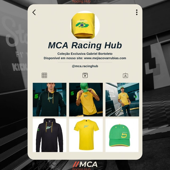 A coleção exclusiva do Gabriel Bortoleto está disponível em nosso site! Click no link da bio, conheça todas as peças e se prepare para o Grande Prêmio de São Paulo!!! 🏁
#GabrielBortoleto #F1 #GPSãoPaulo #Formula1 #MCA