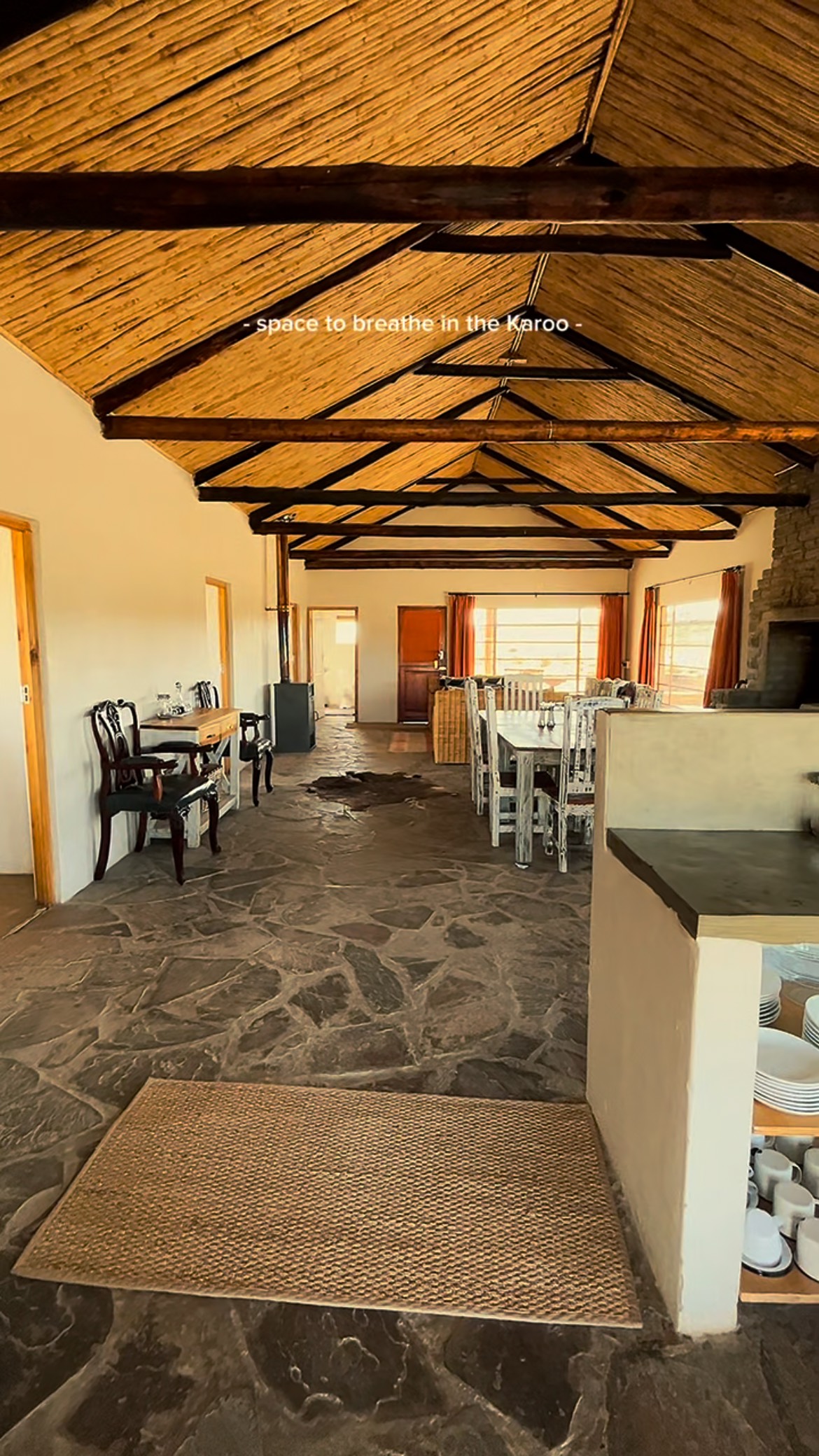 There’s space for everyone at Waenhuis, to spread out, slow down, and feel at home.
It’s a self-catering stay that makes things easy: soft bath and swim towels, a stocked coffee and tea tray, and all the basics you might’ve forgotten to pack.
Inside, you’ll find room for the whole family (or all your friends) and a big stoep made for quiet mornings or braai nights under the Karoo sky.
Book through the link in our bio.
#luxuryecotravel #darkskyreserve #travelsouthafrica #karoo #karoolife #karooaccommodation #hikingadventures #hikingsouthafrica #cheetahconservation #cheetah #sustainabletravel #stargazing #astrophotography #sutherland #astronomylover #wideopenspaces #natureescape #nightphotography #nightsky #astronomy #thisissouthafrica