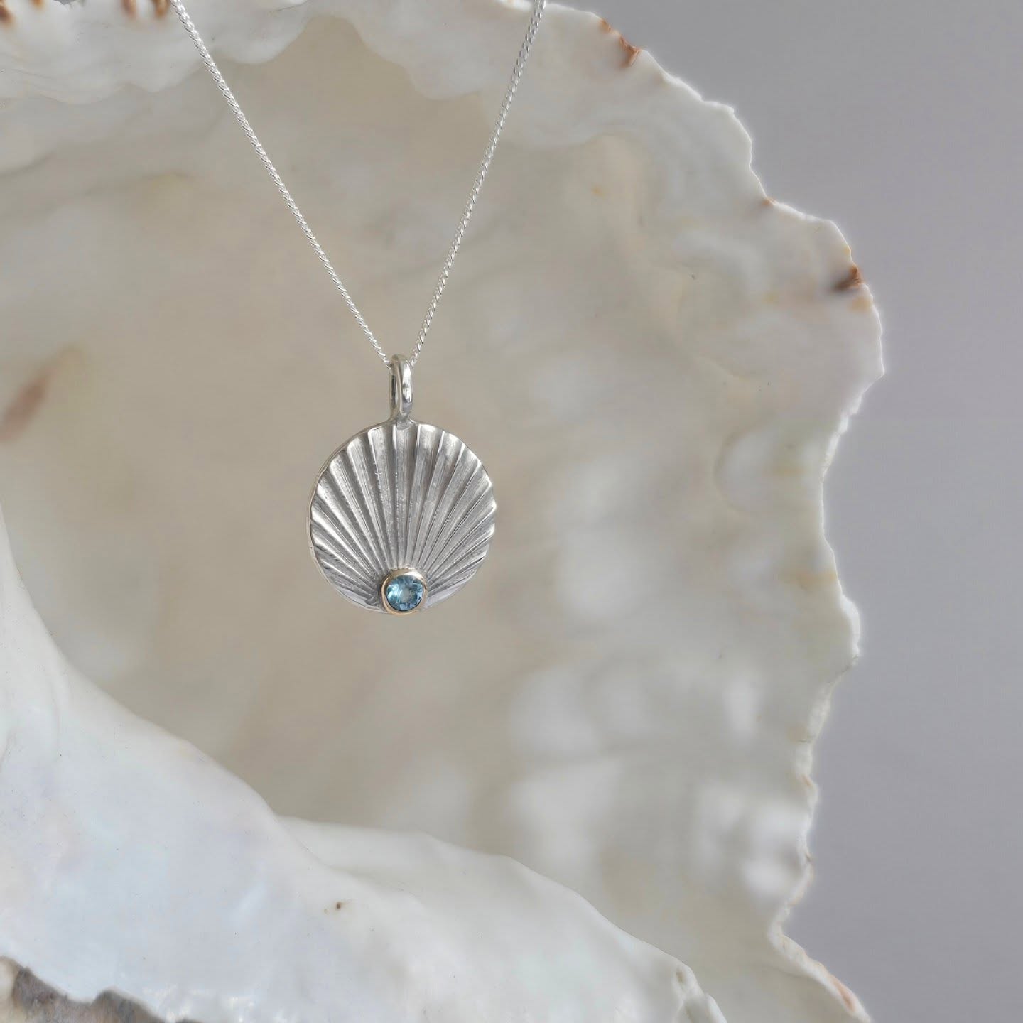 I can’t believe it’s November already!
Sharing this scallop-inspired necklace featuring a beautiful Topaz — one of November’s birthstones. 💎
Did you know November actually has two birthstones? Topaz and Citrine — both said to bring warmth, joy and positive energy during these cooler months. 💛
Which do you prefer Blue Topaz or Sunny Citrine?
#jerseyci #handmadejerseyci #birthstonenecklaces
#shellnecklaces #novemberbirthstone #jewellerywithmeaning