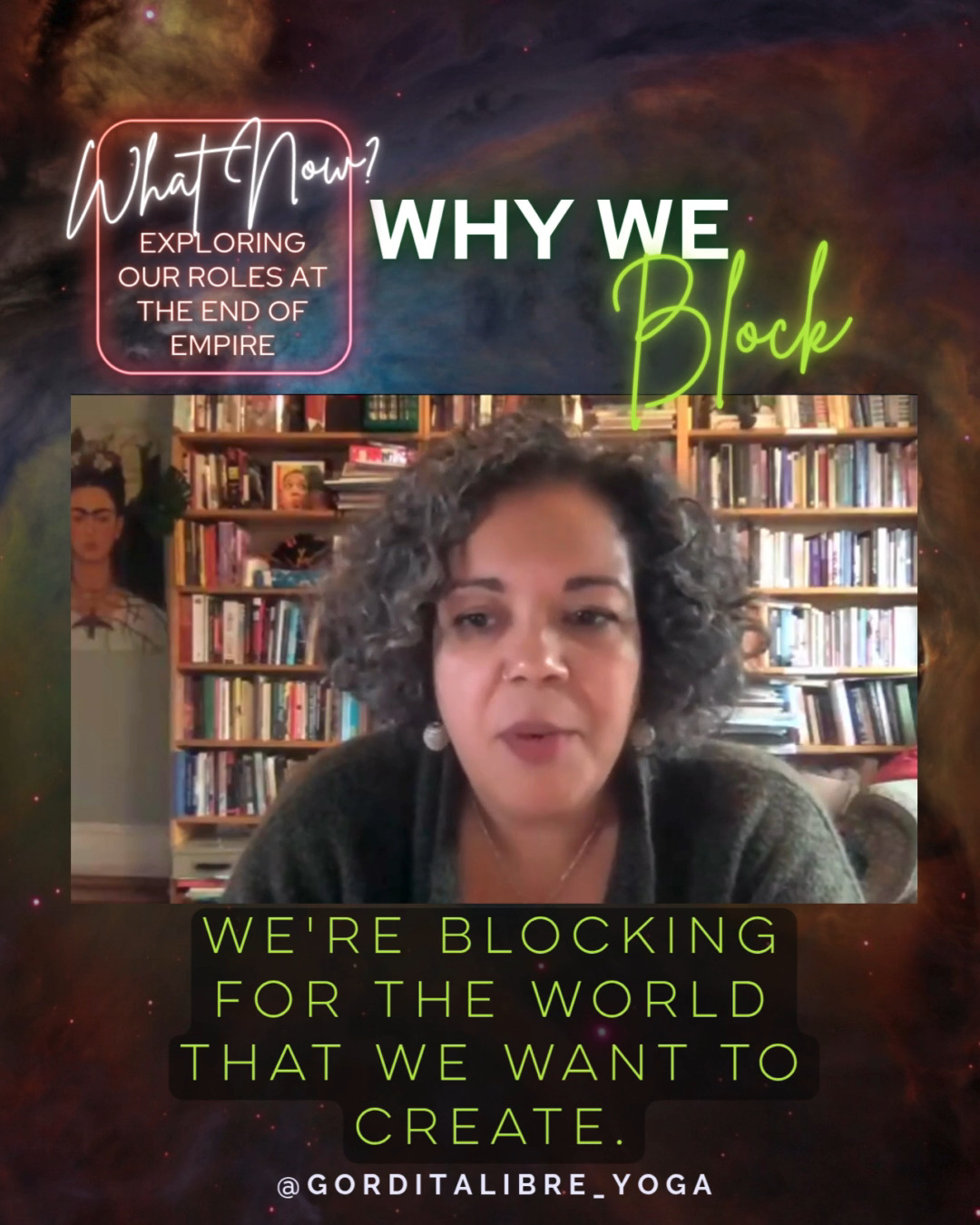 Last week we explored Blocking as a liberatory formation, and Jessica Rodriguez Becker (she/her) breaks down the critical fundamental WHY for blocking. Check it out!
We're heading into our last week of our 4-part virtual conversation "What Now? Exploring Our Roles at the End of Empire."
There's still time to join us for grounding, grieving, and getting clear on concrete things we can each do right now to mobilize and organize in this treacherous Moment on the Clock of the World.
There's one more live session next week, and you can always purchase access to a recording of the whole series.
Link to register in bio!
#CollectivePower #GetInFormation #blocking #EndofEmpire #WhiteSupremacyEndsWithUs #BurnItDown