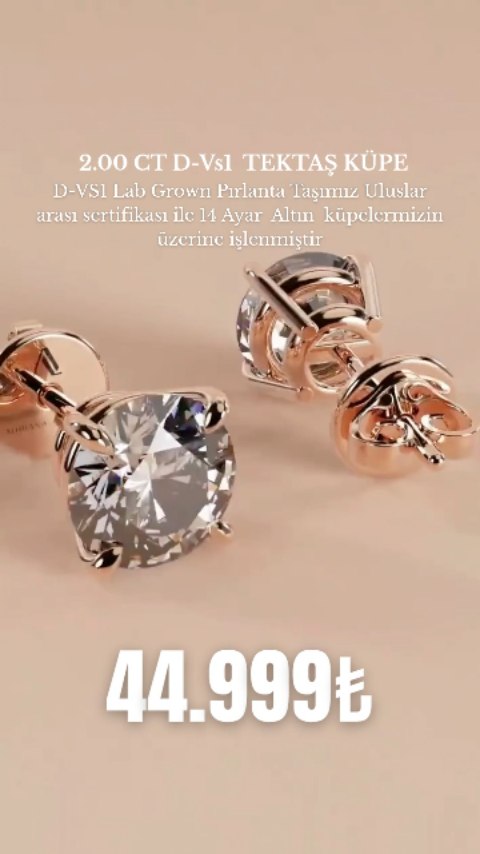 ✨ Kulaklarda Saf Işıltı: 2.00 Karat Tektaş Küpe Seti! ✨
Toplam 2.00 CT Lab Grown Pırlanta (1.00 CT x 2) ile yüzünüzü aydınlatın. F-VS1 kalitesi, kusursuz yuvarlak kesim.
💎 %100 Etik ve Sertifikalı.
💍 14 Ayar Altın (Beyaz Altın)
💰 Fiyat ve Karat Seçenekleri İçin DM (Direkt Mesaj)!
#yüzük #kupe #kolye #bileklik #diamond #suyolu #tektas #tektaşyüzük #beştaş #bagetpirlanta #rings #necklake #nisanyüzğü💍 #pırlanta #labaratuvar #labaratuvarpırlanta #cvd #gift #hallowen #istanbullabdimaond #diamondlabistanbul