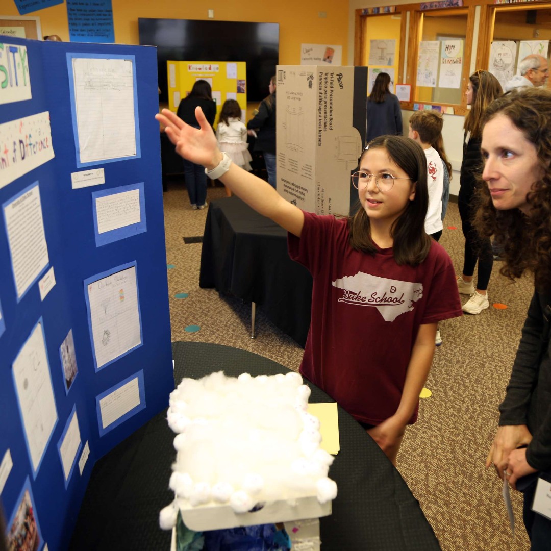 As their first #MiddleSchool project, our Fifth Graders took on Visible Values, discovering a deeper sense of who they are, exploring what matters most to them, their families, our Duke School community, and the city of Durham. Through reflection and collaboration, they identified values that deserve to be seen more clearly on our campus and brought them to life through public art installations and displays.
This project marks their true entrance into Middle School learning—where abstract thinking, empathy, and creative problem-solving come together for the good of the community.
#DukeSchool #VisibleValues #OnlyAtDukeSchool #MiddleSchool #Durham #ProjectBasedLearning #PrivateSchool
