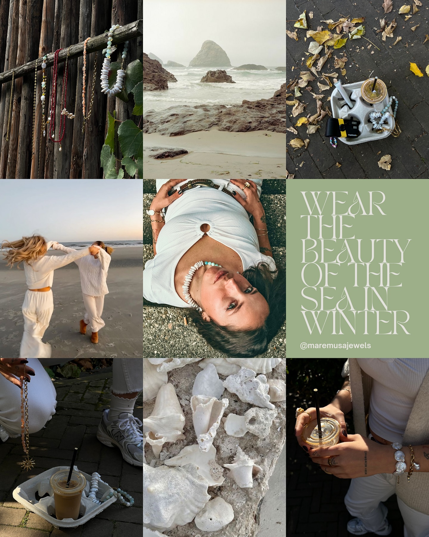 Il mare è bello anche in inverno 🤍
Così come il mare anche i gioielli Maremusa sono perfetti per ogni stagione 🥰
Preordinali sul sito!
—
The sea is beautiful also in winter!
And so also the Maremusa jewels ✨
Pre-order them on the website!
#jewellery #jewelry #gioielli #gioielleria #gioiellifattiamano #handmadejewelry #oceanjewelry