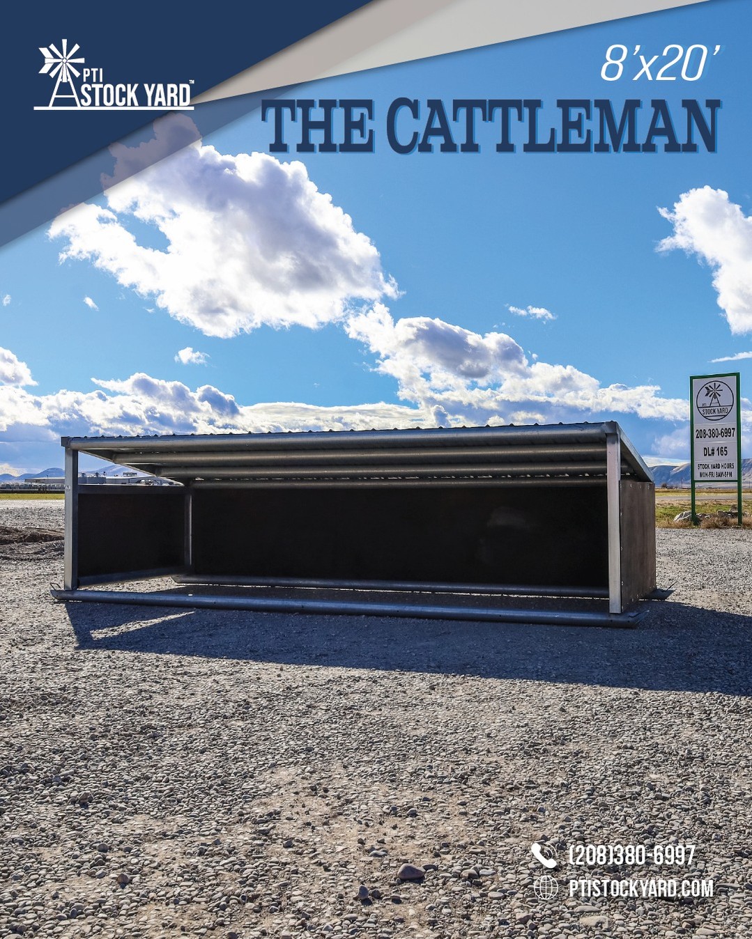 The Cattleman is the ultimate cattle working shelter for serious ranchers. Constructed with heavy-duty 4" and 5" galvanized tubing and kick- and chew-proof rubber belting, itโs designed to handle the daily demands of livestock. The integrated skid kit enables easy relocation around your ranch, providing flexibility wherever your herd requires shelter. For added protection during harsh winter conditions, you can opt for the calf bar attachment to keep your young calves safe and secure.
Find a dealer near you to order!
๐https://www.ptistockyard.com/dealer-locations
#PTIStockYard #BuiltbyRanchersforRanchers #Farm #Ranch #cattleman