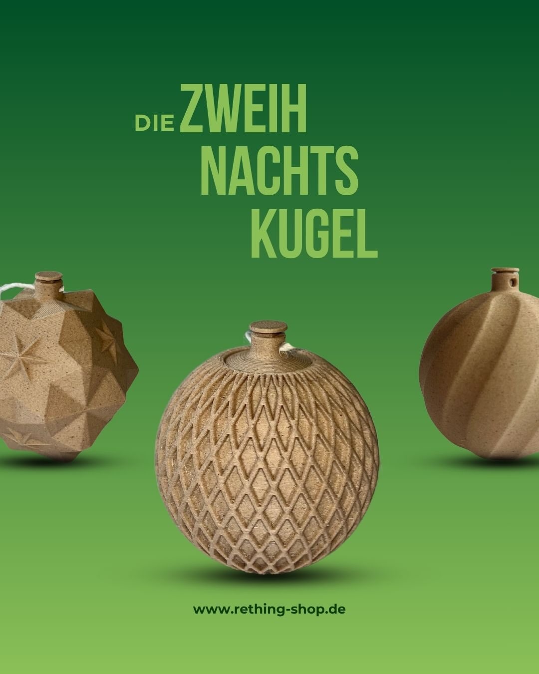 💚Endlich wieder zurück: Unsere #zweihnachtskugel 💚
🌲 Weihnachtskugel aus nachhaltigen Materialien
⚙️ 3D gedruckt
🪴 Mit Saatgut gefüllt
🏡 Regional gefertigt
🫶 Unterstützt soziale Projekte
🎨 Bunt bemalbar
Entdecke unser großes Sortiment aus insgesamt 3 Modellen und 14 verschiedenen Saatgütern🌱 Das perfekte Geschenk für Dich und Deine Liebsten🎁
#verkaufsstart #geschenkidee #nachhaltigegeschenke #weihnachtsgeschenk #weihnachten2025 #bio #regional #nachhaltig #rething