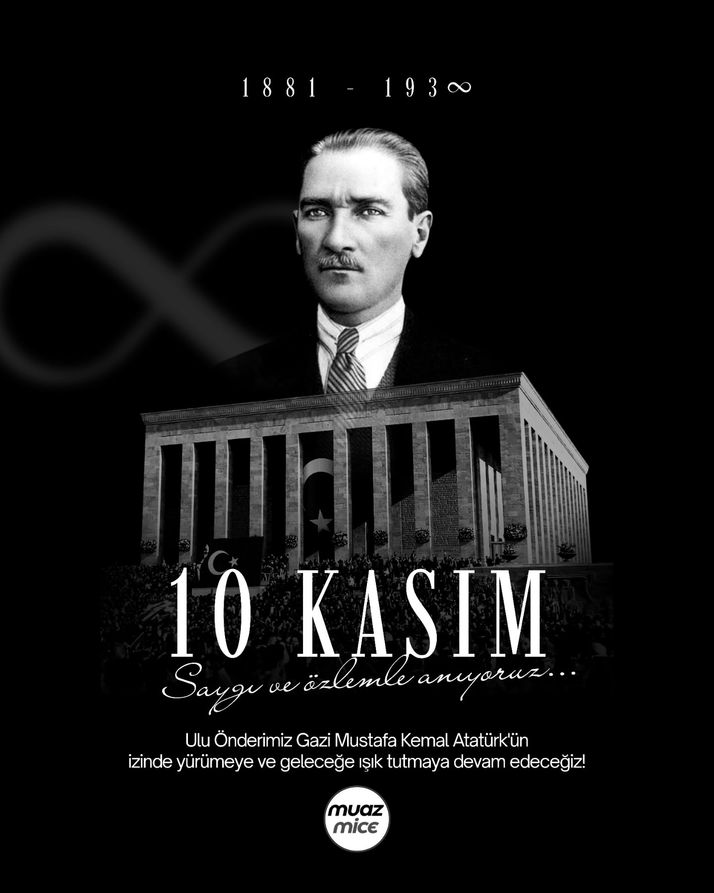 Bugün, Cumhuriyetimizin kurucusu Gazi Mustafa Kemal Atatürk’ü saygı, minnet ve özlemle anıyoruz.
Onun ileri görüşü, ilke ve değerleri, bizlere daima ilham kaynağı olmaya devam ediyor.
Bıraktığı mirası geleceğe taşımanın gururu ve sorumluluğuyla…
#10Kasım #Atatürk #SaygıveÖzlemle #muaztour #muaztourmice