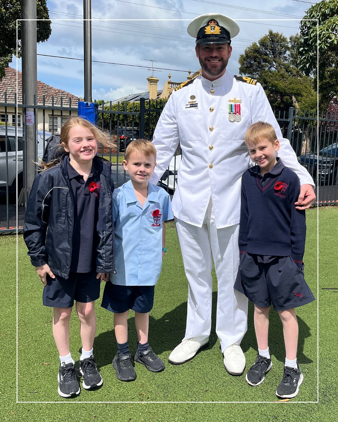 Today our school community gathered to commemorate Remembrance Day - a time to pause, reflect, and honour the courage and sacrifice of those who have served our country in times of war.
Our Senior students led us in a beautiful and reflective liturgy, guiding us through moments of prayer, reflection, and remembrance.
A heartfelt thank you to Lincoln, our talented trumpeter from De La Salle College, for his performance of The Last Post, and to LCDR Luke Reynoldson from the Royal Australian Navy for joining us for this special occasion.
Lest we forget.