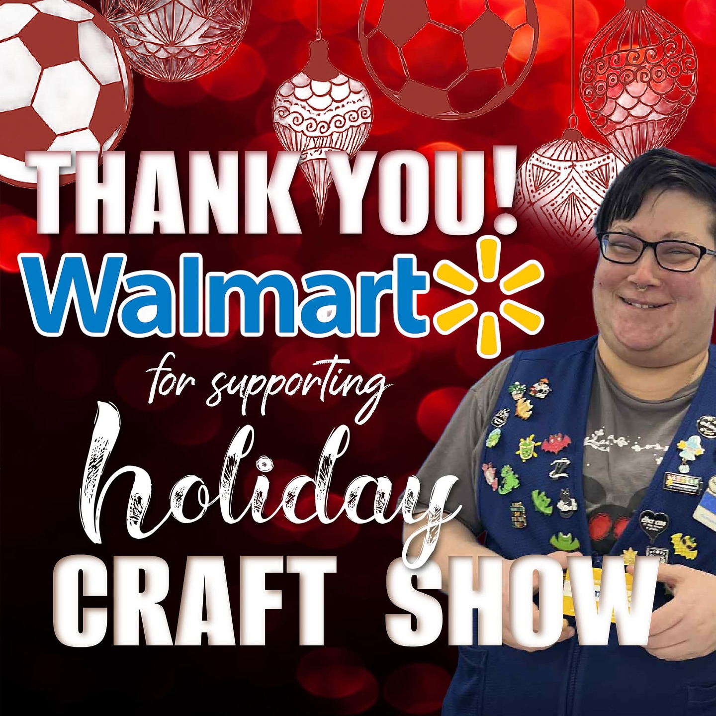 A big THANK YOU to **Walmart** for being absolutely amazing and for supporting local sports teams like ours! 💙💛⚽
Your generosity helps us continue to grow, reach our goals, and create meaningful opportunities for our athletes. We truly appreciate your commitment to our community and your support of the **Holiday Craft & Vendor Show** — it makes all the difference!
#MHSSoccer #ThankYou #Walmart #CommunitySupport #MustangPride #HolidayCraftShow
