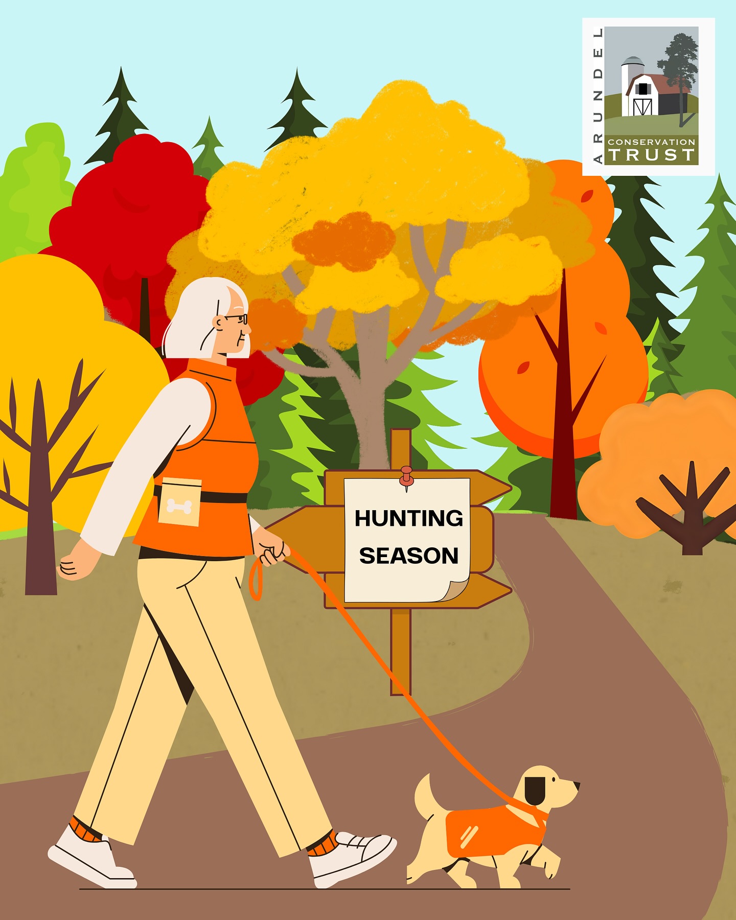 🧡Don’t forget your blaze orange!🧡
Here is everything you need to know about hunting season and the ACT 👇🏽
ACT does not post “no trespassing” or “no hunting” signs on any of our land. These lands and the lands surrounding them have traditionally been hunted on.
🧡Welch Woods: Maine State laws prevents hunting within 100 yards of residences which effectively eliminates hunting on Welch Woods.
🧡Cluff Preserve: Cluff Preserve has always had hunting on these lands and the deed requires ACT to keep the same uses.
🧡Community Trail: The ACT Community Trail on our Limerick Road property is also historically a hunting area. It is surrounded by the Labbe easement and the Kezar land which both allow hunting.
Always take precautions whenever you are in the woods during hunting reason! Stay safe. Wear orange! 🧡
#mainehuntingseason #arundelmaine #mainetrails