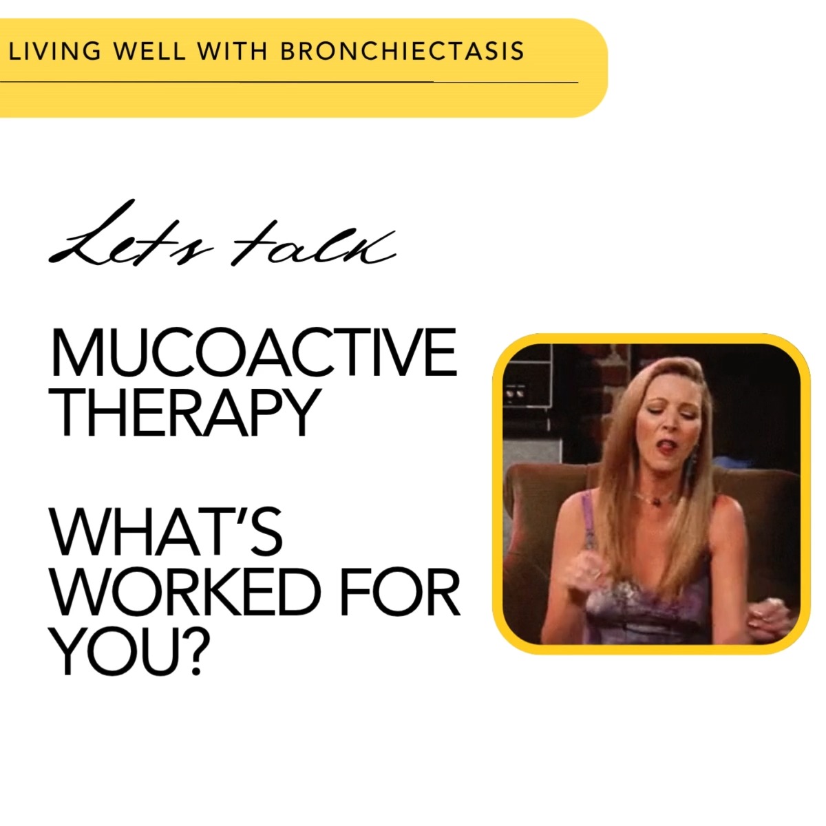 “Offer mucoactive treatments when airway clearance techniques alone do not control symptoms.” – 𝗘𝘂𝗿𝗼𝗽𝗲𝗮𝗻 𝗥𝗲𝘀𝗽𝗶𝗿𝗮𝘁𝗼𝗿𝘆 𝗦𝗼𝗰𝗶𝗲𝘁𝘆 𝗚𝘂𝗶𝗱𝗲𝗹𝗶𝗻𝗲𝘀 𝟮𝟬𝟮𝟱
I haven’t tried any mucoactive treatments yet, but I know many people swear by them.
What’s worked for you — and what hasn’t?
#ERSGuidelines #Bronchiectasis #MucoactiveTherapy #ChronicIllnessCommunity #LungHealth #livingwellwithbronchiectasis #respiratoryhealth #europeanrespiratorysociety #Pseudomonas #Antibiotics #PatientEmpowerment #PCD #AirwayClearance #respiratory_therapy