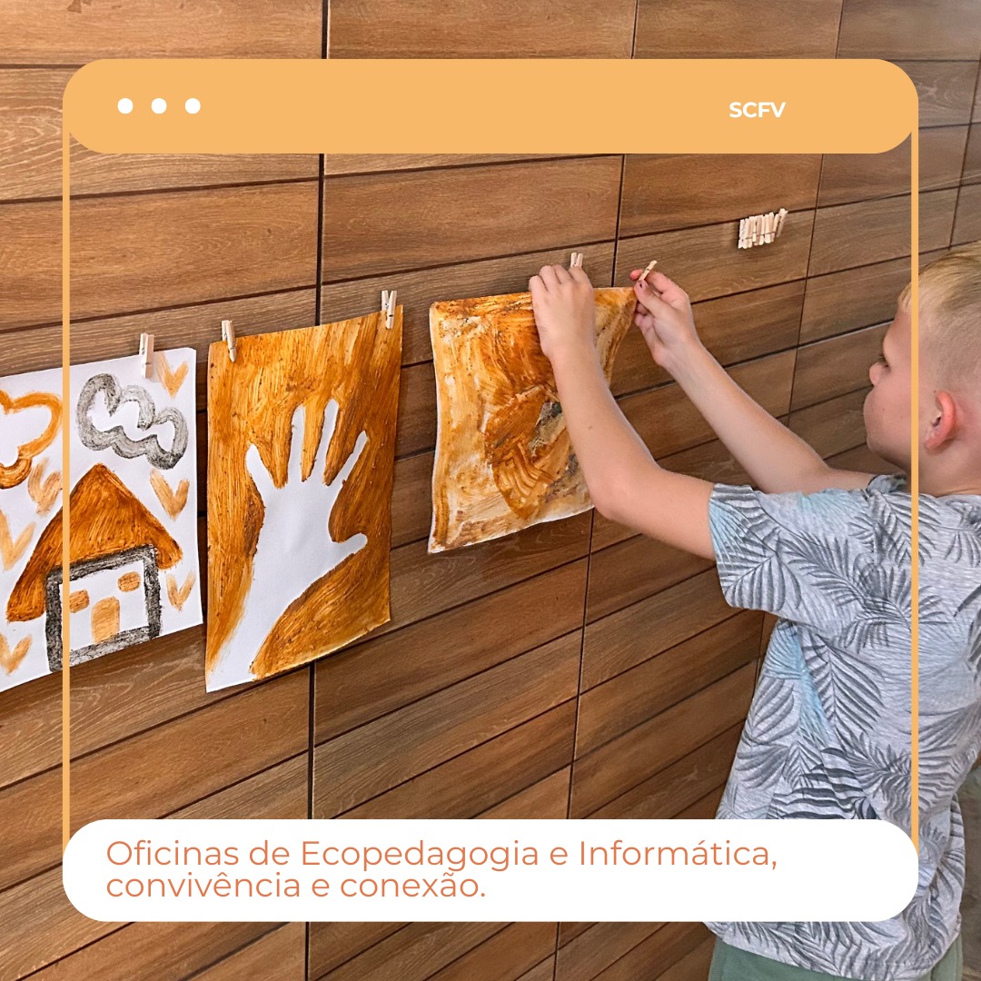 🌿💻 Aprender com a natureza e com a tecnologia
As oficinas de Ecopedagogia e Informática fazem parte do trabalho do SCFV na ADL, onde o aprender acontece em meio à convivência, à curiosidade e à troca de experiências.
Na Ecopedagogia, o contato com o ambiente desperta o cuidado com a terra, as plantas e a vida ao redor. É o aprender cuidando, cultivando valores como o respeito e a responsabilidade com o nosso mundo.
Nas oficinas de Informática, o desafio é outro: explorar o mundo digital com criatividade e consciência. As crianças aprendem sobre tecnologia e comunicação, desenvolvendo novas formas de expressão e autonomia.
Entre o verde e as telas, a aprendizagem ganha sentido e se transforma em convivência, cooperação e descoberta. 🌱✨
#ADL #SCFV #Ecopedagogia #Informática #Convivência #Educação #Aprendizado #AçãoComunitária #AfonsoCláudio