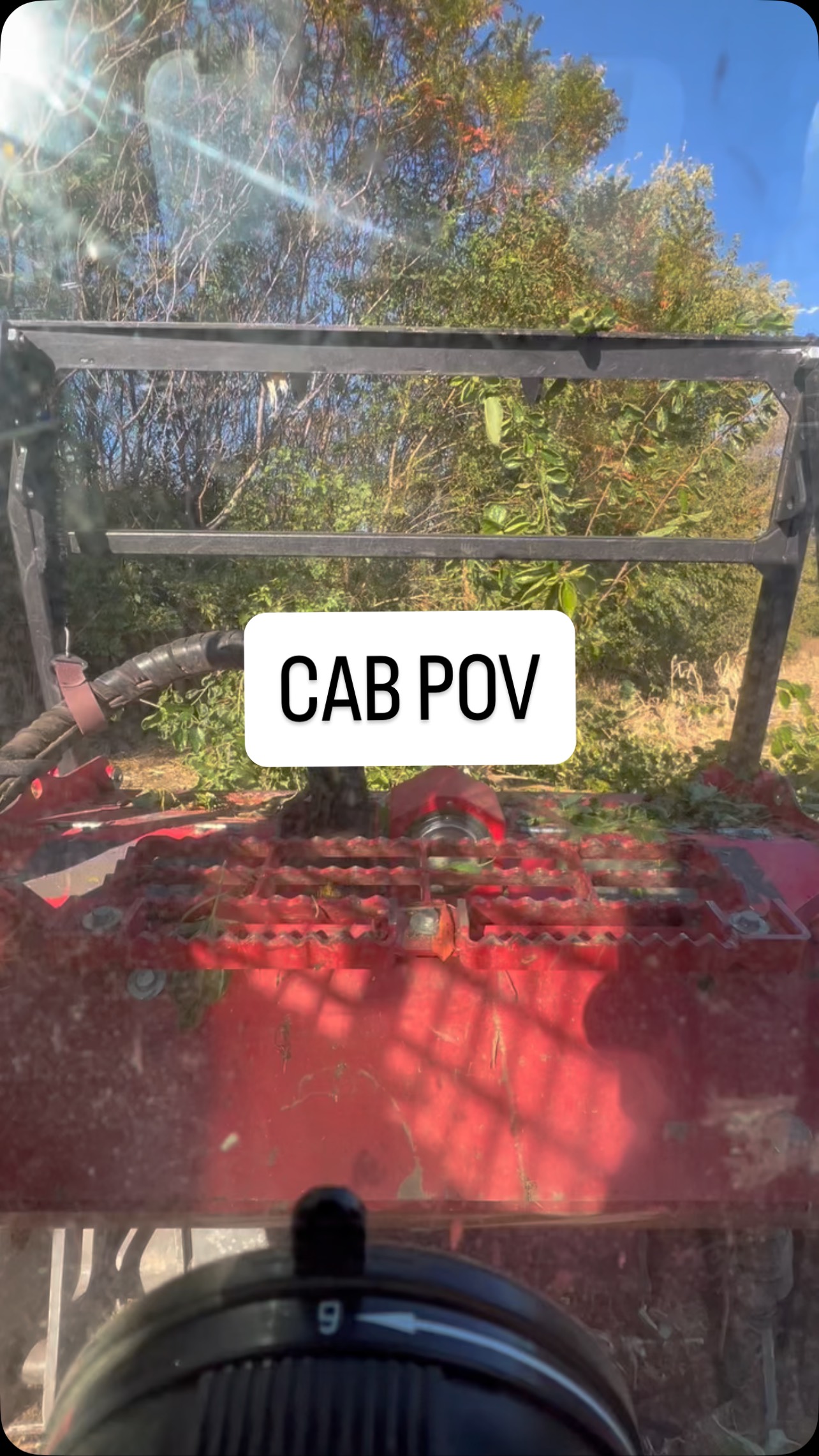 Step inside the cab — this is what a day in the life looks like at Prime Habitat 🚜 #LandClearingLife