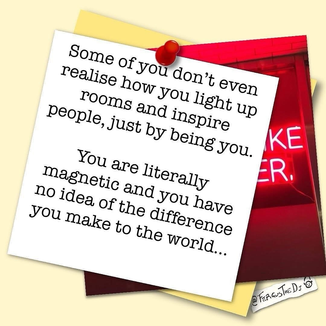 There are so many of you out there.
Inspiring the rest of us.
Making such a difference to the world.
Thank you.
Keep that sh*t up…
#notallheroeswearcapes #weseeyou #iseeyou