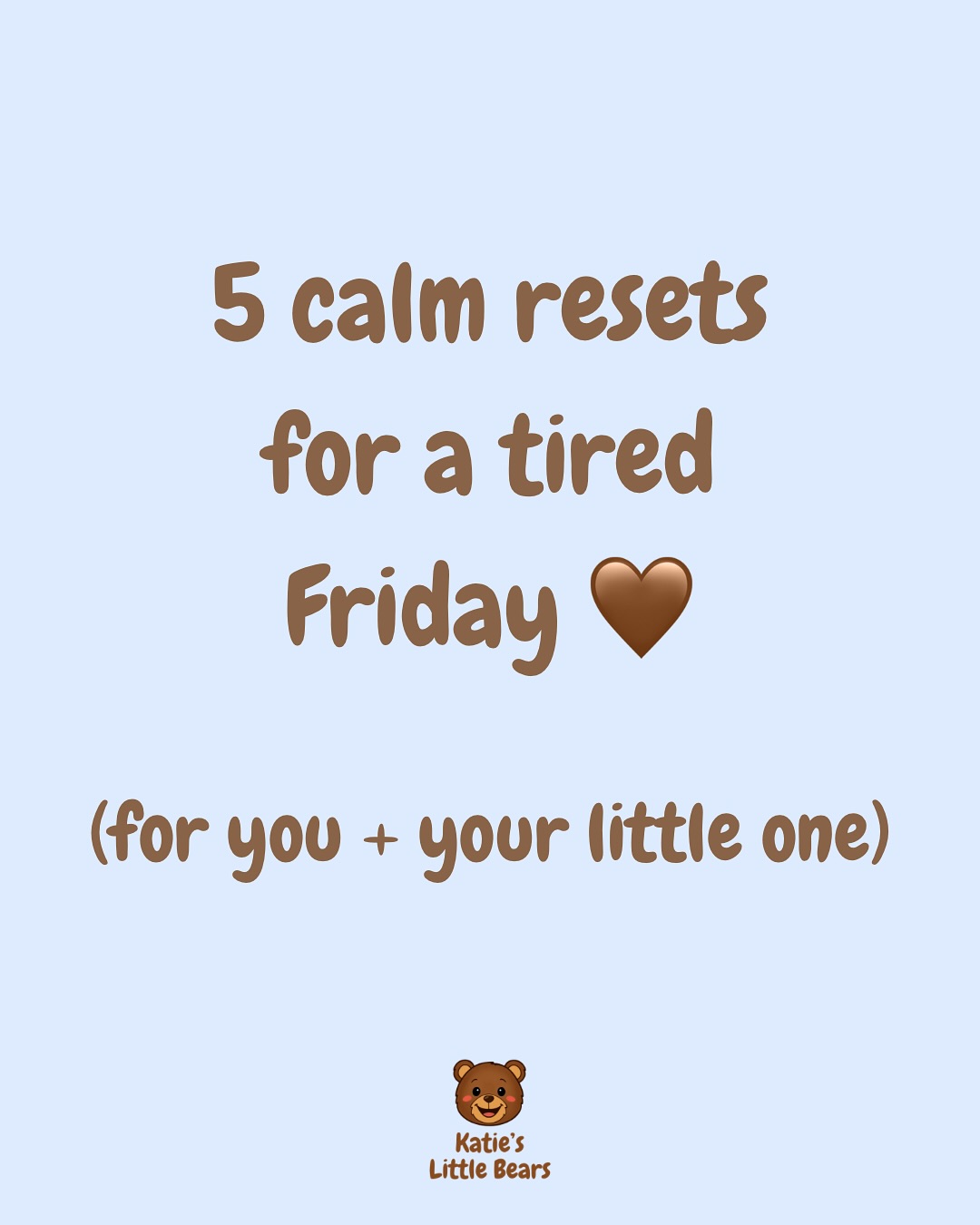 By Friday, everything feels a little heavier… the noise, the mess, the emotions.
Here’s your reminder: calm doesn’t have to mean perfect.
It can mean pausing, snuggling, letting the mess wait, or whispering that today was enough.
The bears are here to help you find those tiny, doable moments of calm… for you and your little one. 🧸✨
💛 Explore gentle printable tools and parent consultations via the link in bio.
#gentleparenting #parentingtips #mindfulparenting #calmparent #parentinghelp #playtherapist #parentconsultations #toddlermum #emotioncoaching #katiebearmoments #parentingmindset #raisinglittles #thebearway #katiebearcare #mumlifeuk