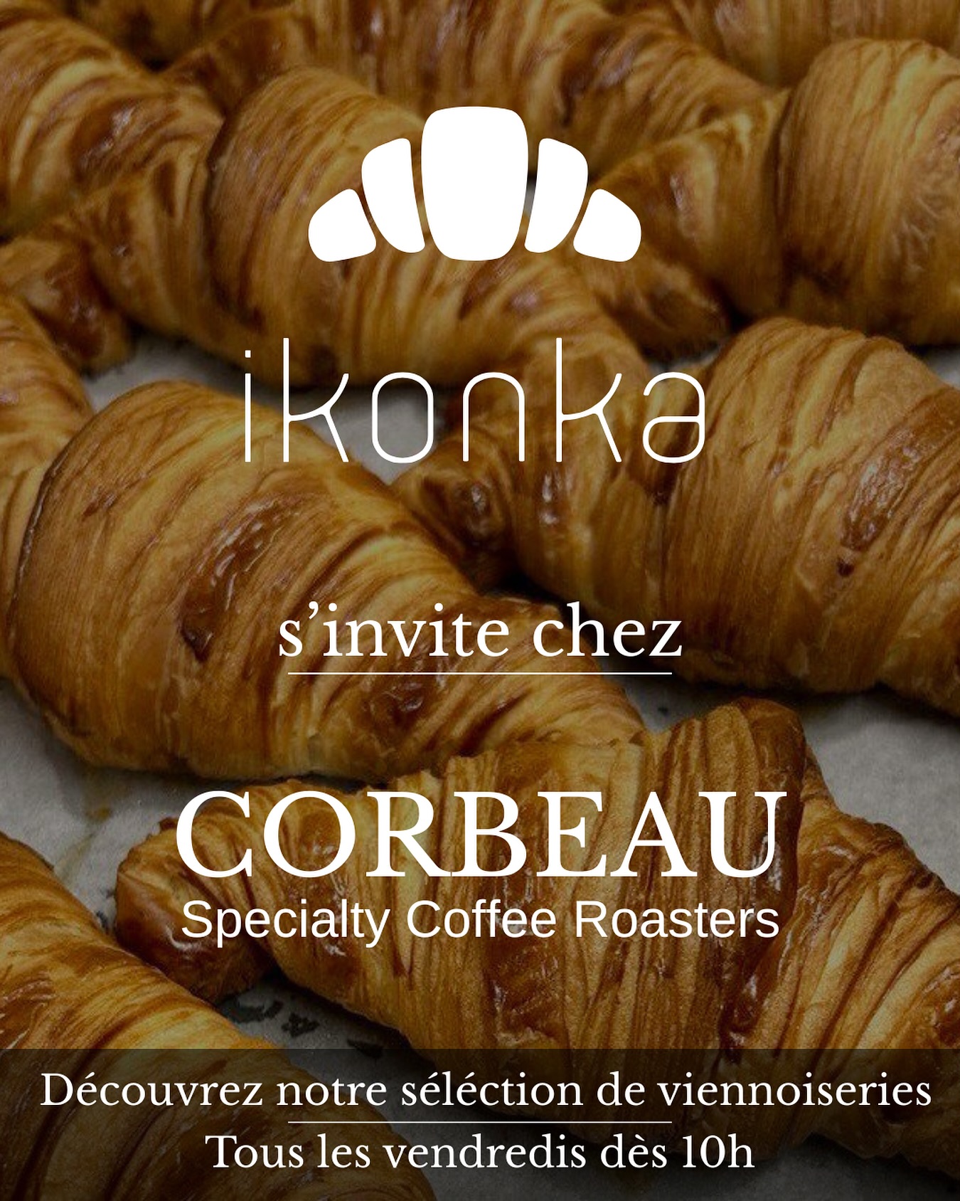 Nous sommes fiers de collaborer avec @ikonka___ pour vous proposer, chaque vendredi matin, une sélection de viennoiseries à assortir avec votre café.
À vendredi !
#coffeeshop #specialtycoffeeroaster #roasters #croissant #montpellierfood