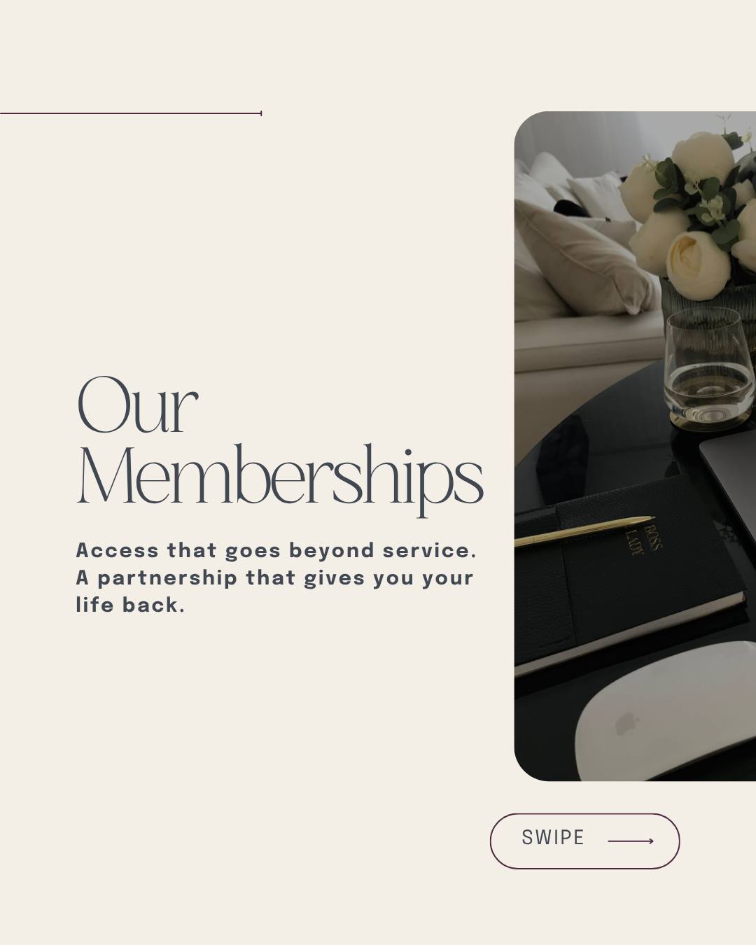 At Ten Ahead, membership is a partnership that restores calm, structure, and time.
Our team integrates quietly into your life and business - managing every detail, every day, with foresight and care.
Four paths:
Executive, Family, Lifestyle, Corporate Concierge.
One promise:
foresight.
Every membership begins with a conversation.
Head to our website for more information 💻
#TenAhead #PrivateOfficeForLife #ExecutiveLife #QuietLuxury #LifestyleOffice