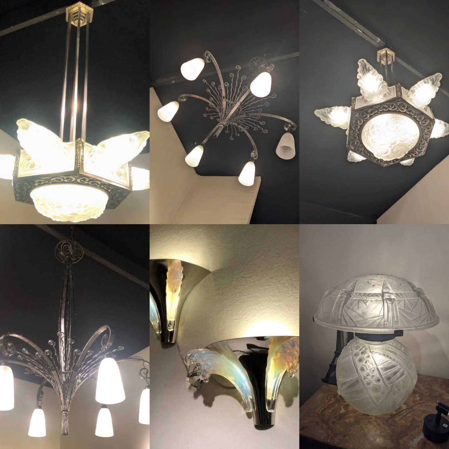 @antica_fineartfair ,
#artdecolighting #artdecochandeliers #artdecoscones #artdecolamp #
#mullerfreres #ezan #frenchartdeco #belgianchandeliers #