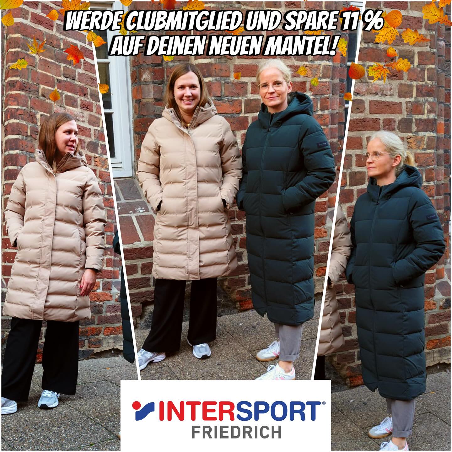 🚨9.11.2025 - 11.11.2025 Singles Day🚨
Werde Intersport Club Mitglied und erhalte in der Zeit vom 9.11 -11.11 11 % Rabatt auf alles!
Kommt vorbei und registriert euch direkt bei uns im Geschäft und profitiert direkt von den 11% Rabatt.
Das Angebot gilt auch für bereits bestehende Club-Mitglieder 👍🏻
Der Rabatt wird auch auf SVG- Fanartikel gewährt. @svg_lueneburg
* ausgenommen von der Aktion ist der Intersport Friedrich online Shop
#intersport #sportfriedrich #rabattaktion‼️