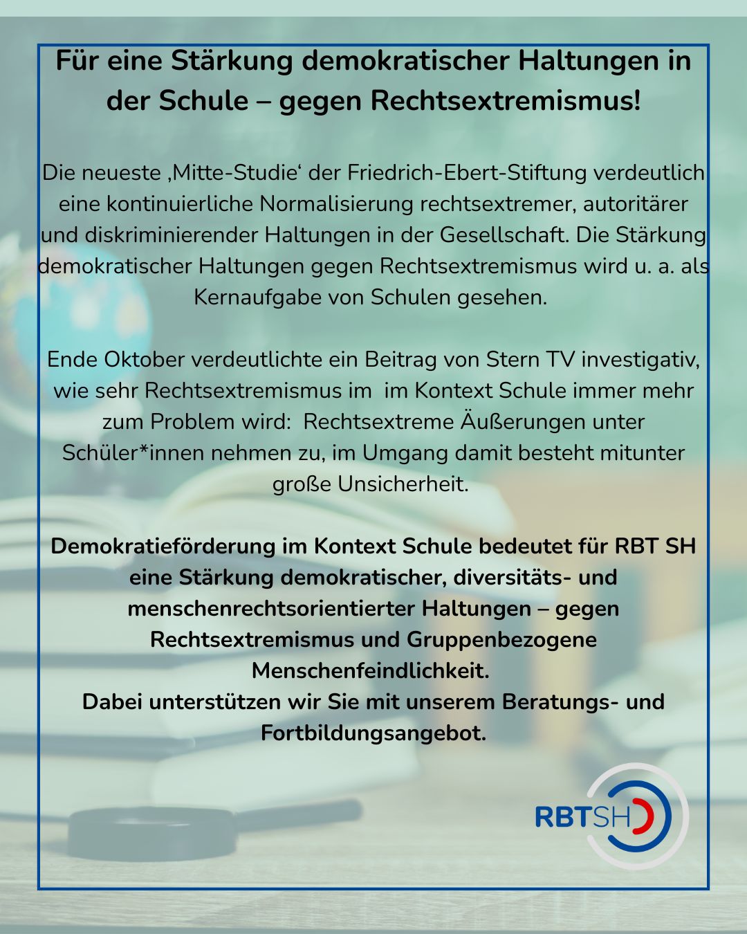 Hier der Link zur Studie 'Die angespannte Mitte':
https://www.fes.de/mitte-studie
Hier der Link zum Beitrag bei Stern TV investigativ:
https://www.youtube.com/watch?v=nSlbUkS2vnU