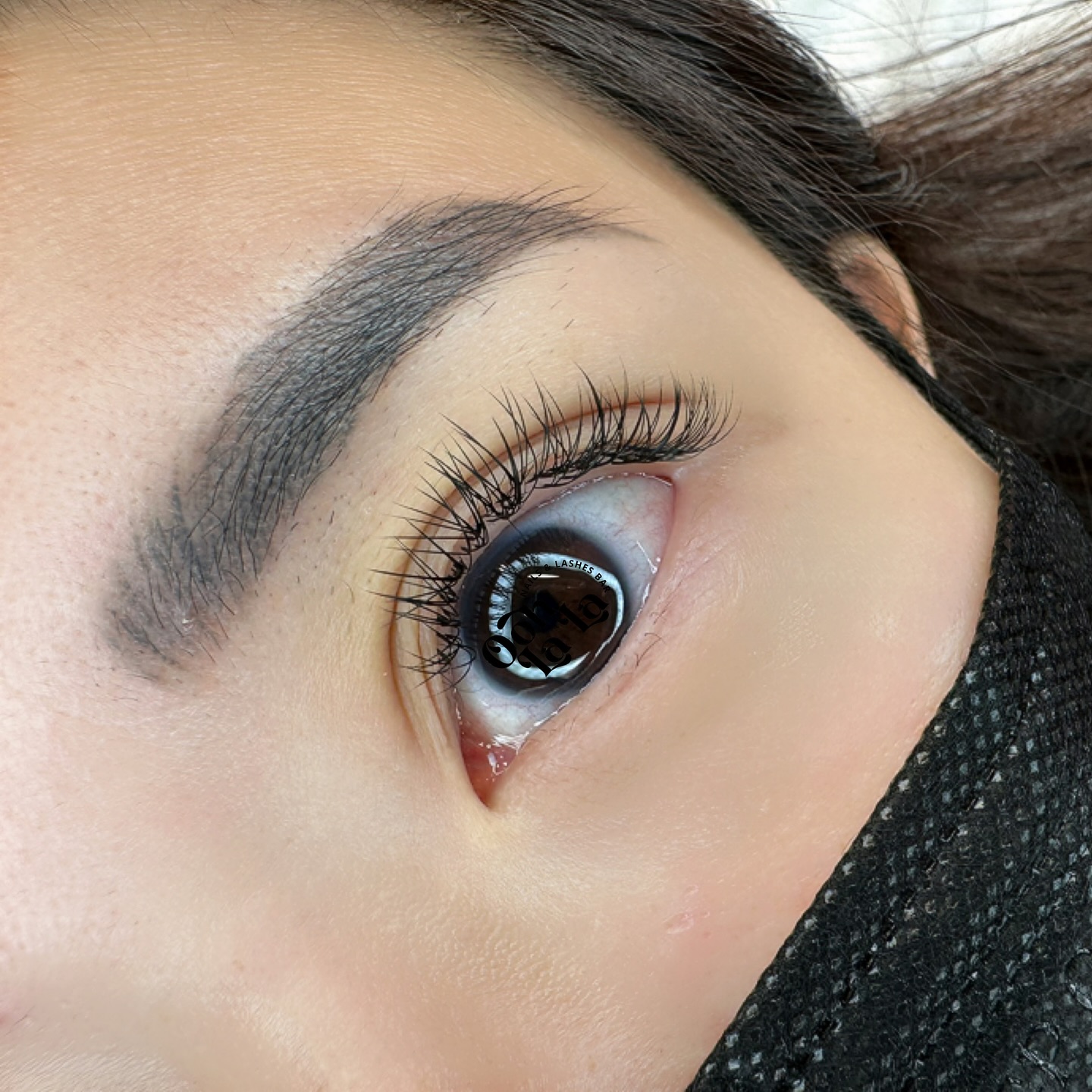 Natural 2D Fluffy on slightly sparse lashes. 👀