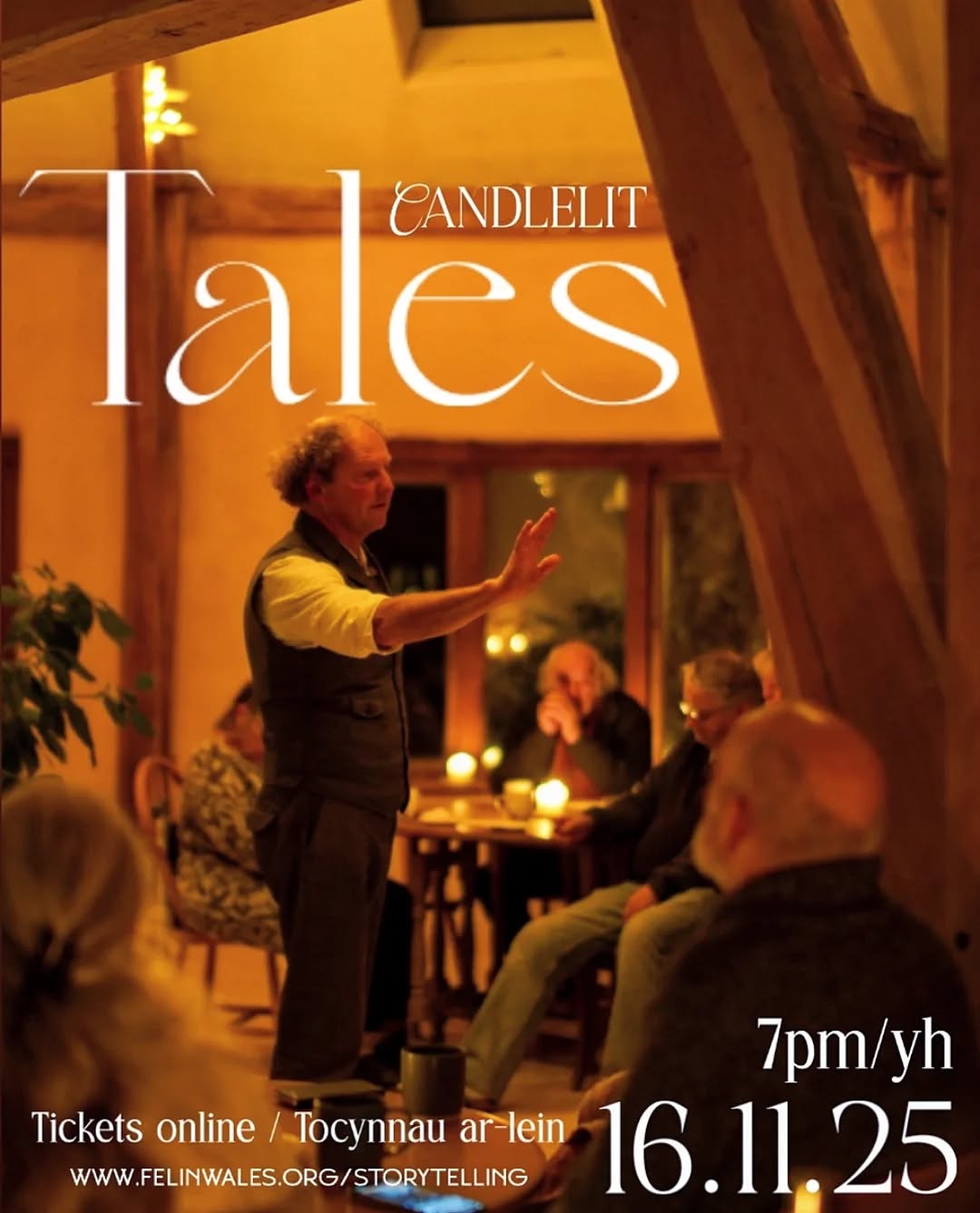 Join us in Caffi'r Felin for an evening of tales from the Snowbound North, candlelit stories that evokes the magic of winter and the strange otherworld of the Northern Lights.
A Baltic Odyssey through the ancient voices of the traditional Kalevala stories of Finland
Doors open at 6.30, storytelling starts at 7pm.
Hot & cold drinks, and homemade cakes will be available to purchase during the evening.
*Limited seating, please make sure to purchase your tickets online beforehand ~ link on our profile page
Please share with friends and family!
...
Ymunwch a ni am noson o straeon yng Nghaffi'r Felin - casgliad o straeon yng ngolau'r canwyll sy'n cyffwrdd ar hud y gaeaf a byd arall rhyfedd y Goleuadau Gogleddol..
Straeon traddodiadol Kalevala o Ffindir.
Drysau'n agor am 6.30yh, cychwyn am 7yh.
Diodydd poeth ag oer, a chacennau cartref ar gael i brynnu drwy gydol y noswaith.
*Nifer cyfyngiedig o seddi, prynnwch eich tocyn ar-lein oflaen llaw - linc ar ein proffil
Rhannwch a ffrindia a theulu!