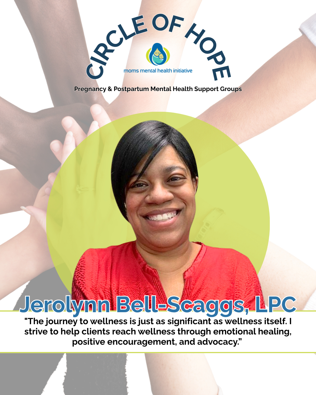 1 week + 1 day until our Milwaukee Circle of Hope support group begins, led by Jerolynn Bell-Scaggs, LPC. Mrs. Bell-Scaggs is an interactive, dynamic, solution-focused therapist, and her compassionate therapeutic approach is to provide attentiveness and support to help young clients and families to understand and cope with life changes.
We can't wait for our Milwaukee participants to heal together with Mrs. Bell-Scaggs 💙
#milwaukeemom #milwaukeesupportgroup #momsupportgroup #momgroup #newmom #pregnant #milwaukee