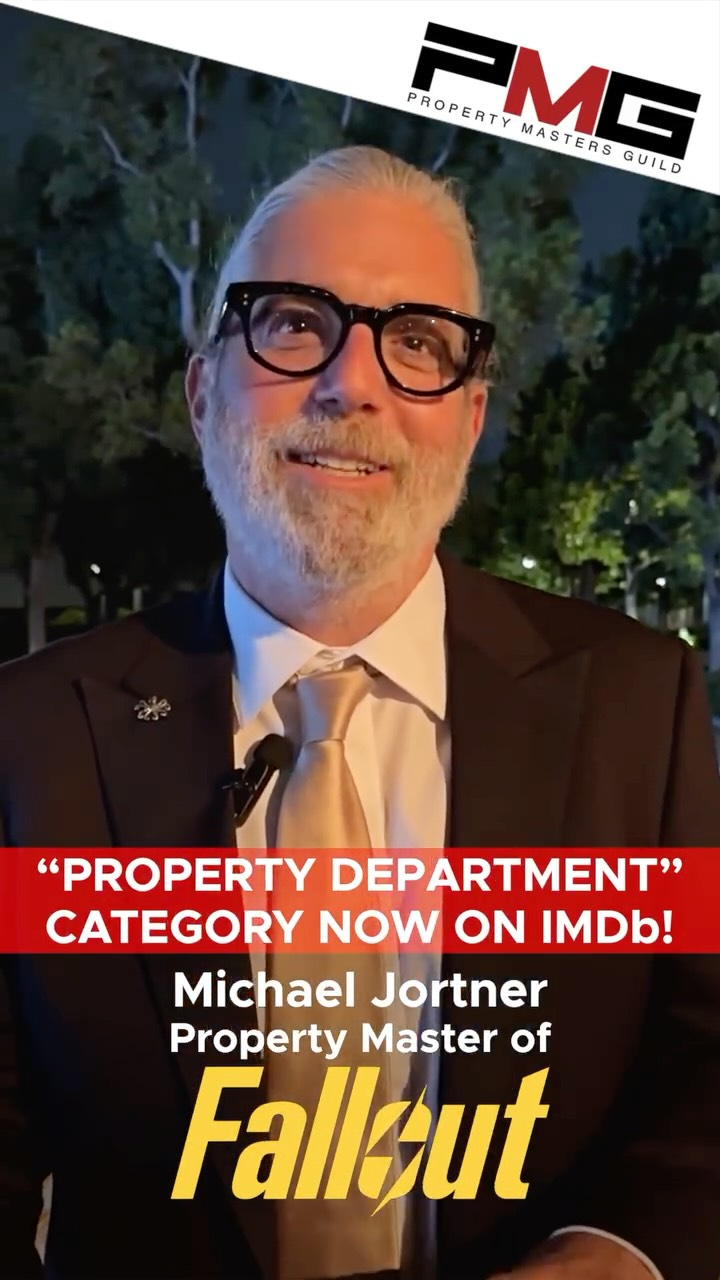 PMG Property Master Michael Jortner shares his thoughts on the recent addition to the Prop Department getting our own classification on IMDB. Thank you Michael for your continued support and representation to our craft.
@imdb @imdbpro
#pmg #propertymastersguild #propertymaster #propertydepartment #propdepartment #props #IMDB #imdbpro #IATSE #iatselocal52 #fallout #falloutprops