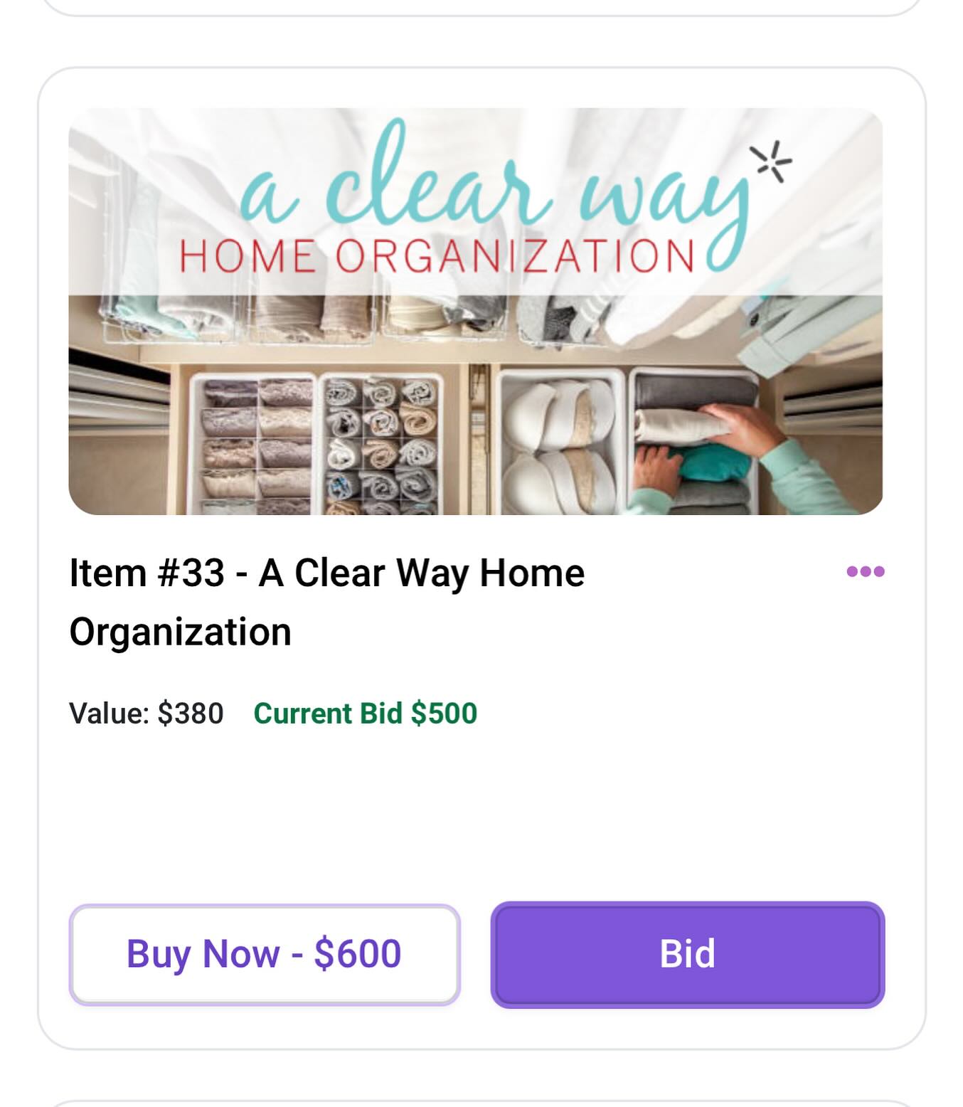 Last day to bid on my home organization donation for the upcoming PPIE gala! I love finding new people who need my help while supporting our schools and community! :-)
