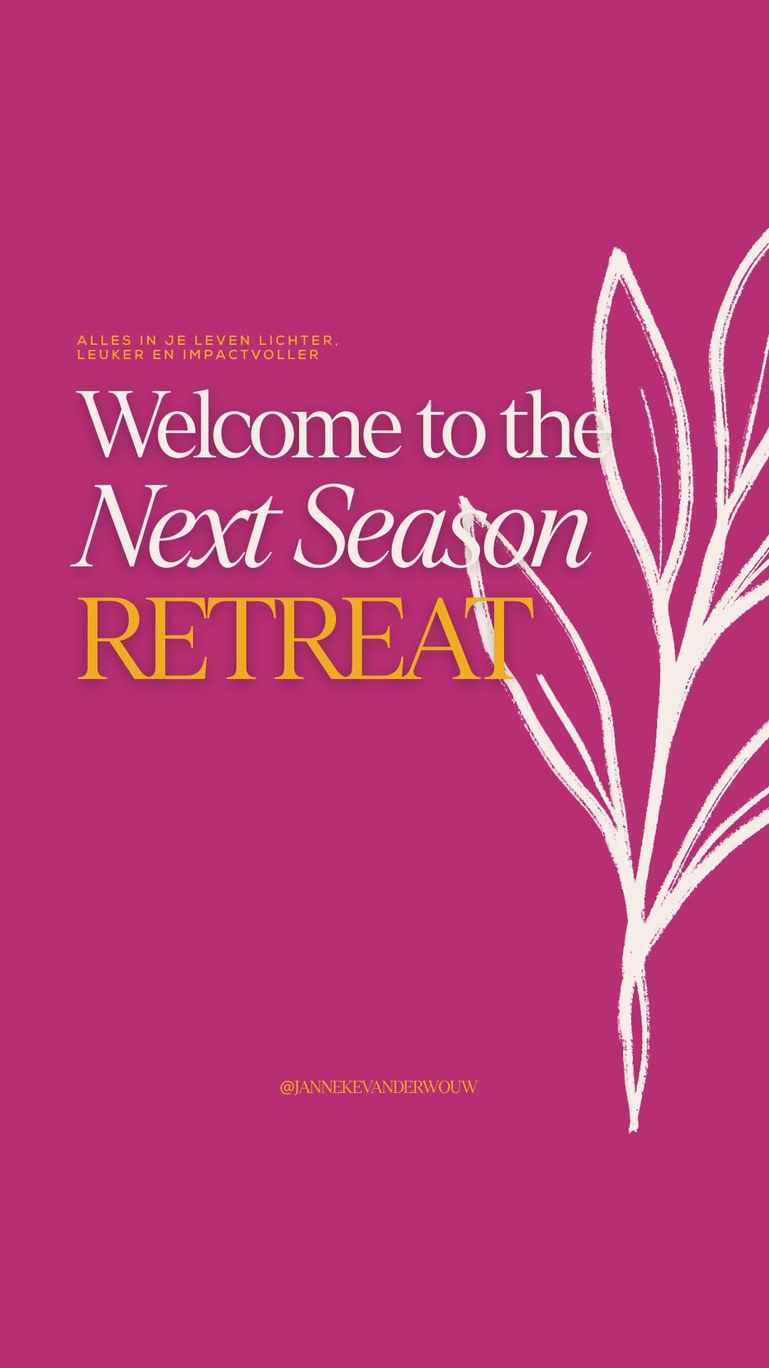 Mijn recept voor een licht, energiek en rustiger leven met grotere impact en voldoening?
Ā
ā
Is bepalen waar je je grootste asset - je energie - wel en niet aan uitgeeft.
āØSimpel en logisch toch? Maar het grote inzicht waar veel mensen geen rekening mee houden:
Ā
Dit wisselt. Per seizoen in je leven.Ā
Ā
We updaten onze energie strategie te weinig. Ik zie veel vrouwen dezelfde show runnen waarvan ze jarenlang dachten dat ALS ze daar zouden zijn, ze geluk zouden ervaren.Ā
āØBut we move on. We groeien. We leren. We doen ervaringen op. En we verliezen: mensen, dromen en strakke huidjes š
āØDoor je volle dagelijks leven heb je geen ruimte om uit te zoomen. Net zoals die irritante apps die je moet updaten, maar blijft uitstellen omdat het op dat moment niet uitkomt š¤Ŗ
Ā
Signalen dat je aan een energie strategie update toe bent:
š Je agenda weer een week afdraaien frustreert je. Je bent meer aan het managen dan (be)leven.
š Je energie is grillig: het ene moment bruis je van de ideeĆ«n en ben je zo dankbaar voor het leven wat je hebt. Het andere moment ben je leeg en wil je je onder een dekentje terugtrekken zonder duidelijke reden.
š Je verlangt stiekem terug naar de versie van jou before kids, business, wealth, house etc. Je mist je spontaniteit, passie en speelsheid.
š Dingen die je vroeger energie gaven, in routines of me-time, zijn als een trucje gaan voelen.
Ā
Itās time to update. Niet omdat er iets mis is, maar omdat jij verandert en je focus mee mag groeien.
Ā
Ga met ons mee op The Next Season Retreat en update je energie strategie. Ervaar een heerlijke dag voor jezelf, om stil te staan, op een rijtje te zetten, je verlangens echt ruimte te geven en kiezen wat je mee wil nemen in het volgende seizoen van je leven. Niet alleen vanuit ratio, maar juist ook vanuit je lichaams intelligentie.Ā
Ā
Dit feest is op 10 januari š¤ DM me āRETREATā voor alle details en waardevolle bonus.