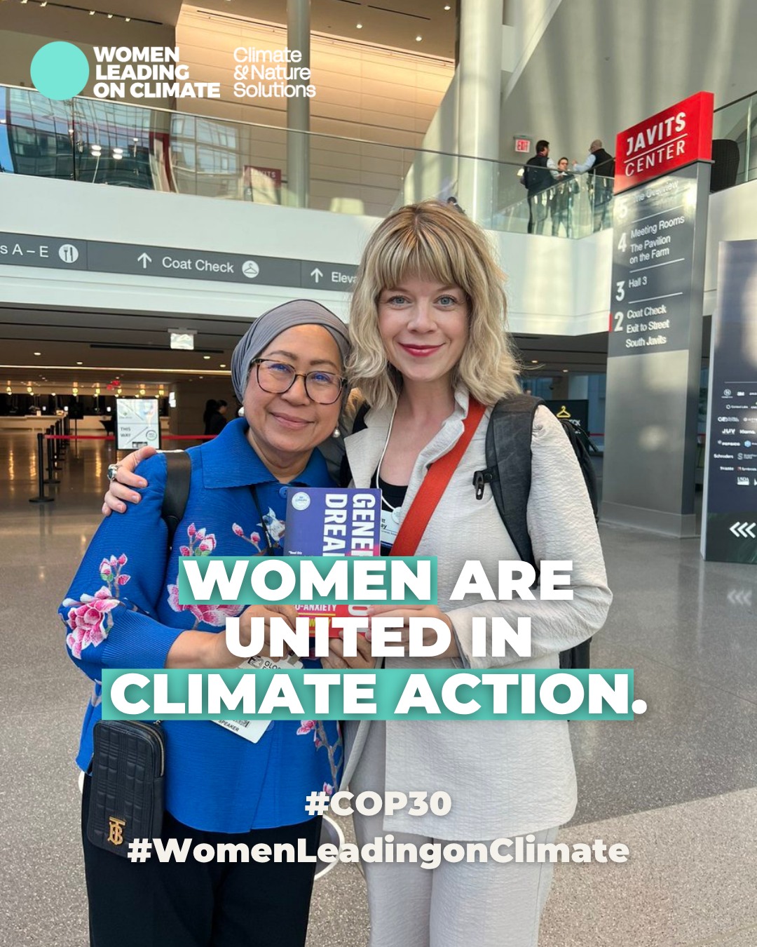 Today, I stand united with women worldwide as we call for bold climate action. Women are leading the way and are building solutions to protect what we love. The energy transition is unstoppable, despite those trying to halt it. #WomenLeadingOnClimate #COP30.