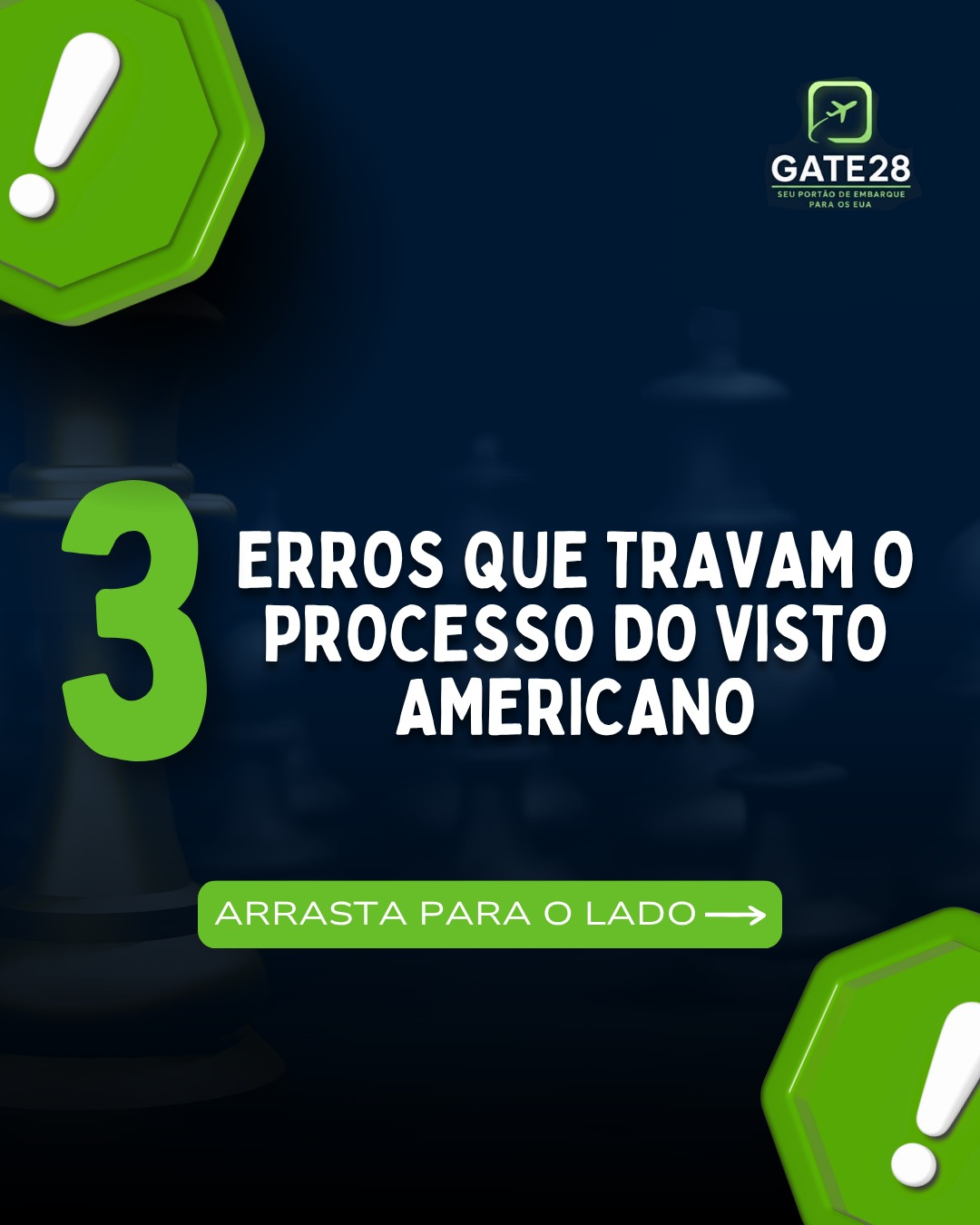 Formulário mal feito.
Informação que não bate.
Zero preparo pra entrevista.
Esses três erros travam o visto americano sem piedade.
Não é azar. É falta de método.
A Gate 28 resolve isso na raiz: clareza, coerência e preparo.
Quer fazer certo? Fala comigo!
#VistoAmericano #VistoUSA #DS160 #EntrevistaVisto #ViajarParaOsEUA #Gate28 #ViagemInternacional #Orlando #NovaYork #Disney #Miami #ConsultoriaDeVisto