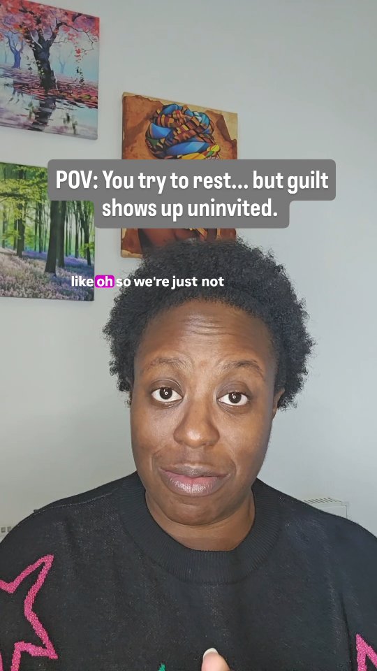 Rest guilt isn’t a personal flaw — it’s a systemic symptom.
When you grow up in environments that praise productivity, independence, or self-sacrifice, your body learns that rest = danger.
Because slowing down once meant disappointing someone, losing approval, or being labelled lazy.
But rest isn’t indulgent. It’s how you regulate, restore, and reconnect with yourself.
It’s how you break cycles of burnout that were never meant to serve you in the first place.
💭 If you’re unlearning rest guilt, you’re not failing — you’re healing.
✨ Ready to explore what rest looks like when it’s safe, not shameful?
Let’s talk about it in therapy.
#RestGuilt #TherapyForWomen #RelationalTherapy #SystemicHealing #TraumaTherapyUK #HealingRest #BlackTherapistUK #TheSelfLoveTherapist #Boundaries #EmotionalRest #AnxietyTherapy #TherapyLondon