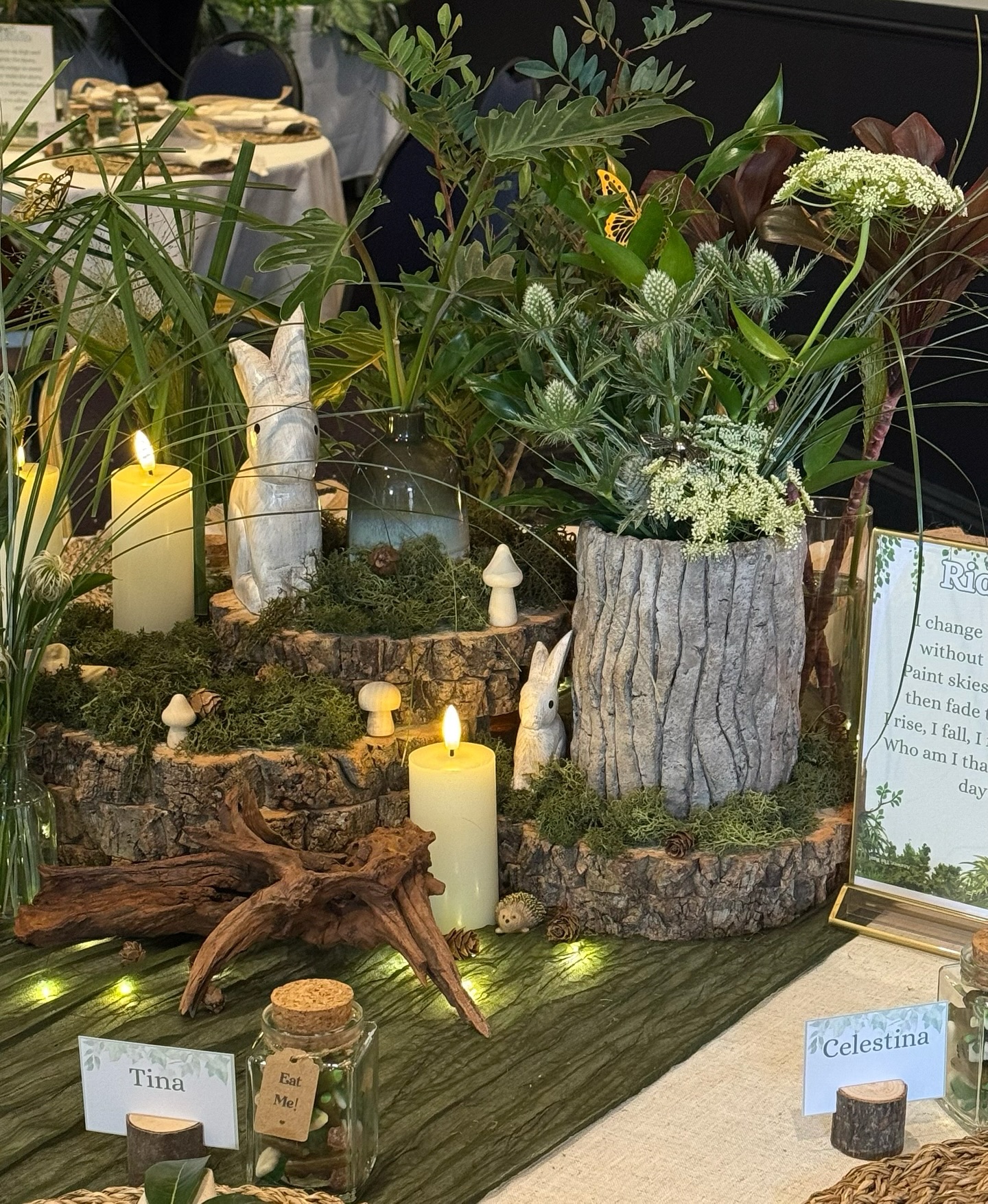 Celestina’s 1st birthday in an enchanted Forest.
We wanted it to feel like a story — a forest that breathes, listens and invites you in.
Natural textures, soft greens, warm candlelight and playful little details stitched into a scene that feels alive. Not just décor, but an atmosphere you can feel. ✨🌿🍄
#CushteLondon #EventStylistUK #GardenGlam #MagicalMoments #NaturalDecor #StyledByCushte #1stbirthday #tablescaping