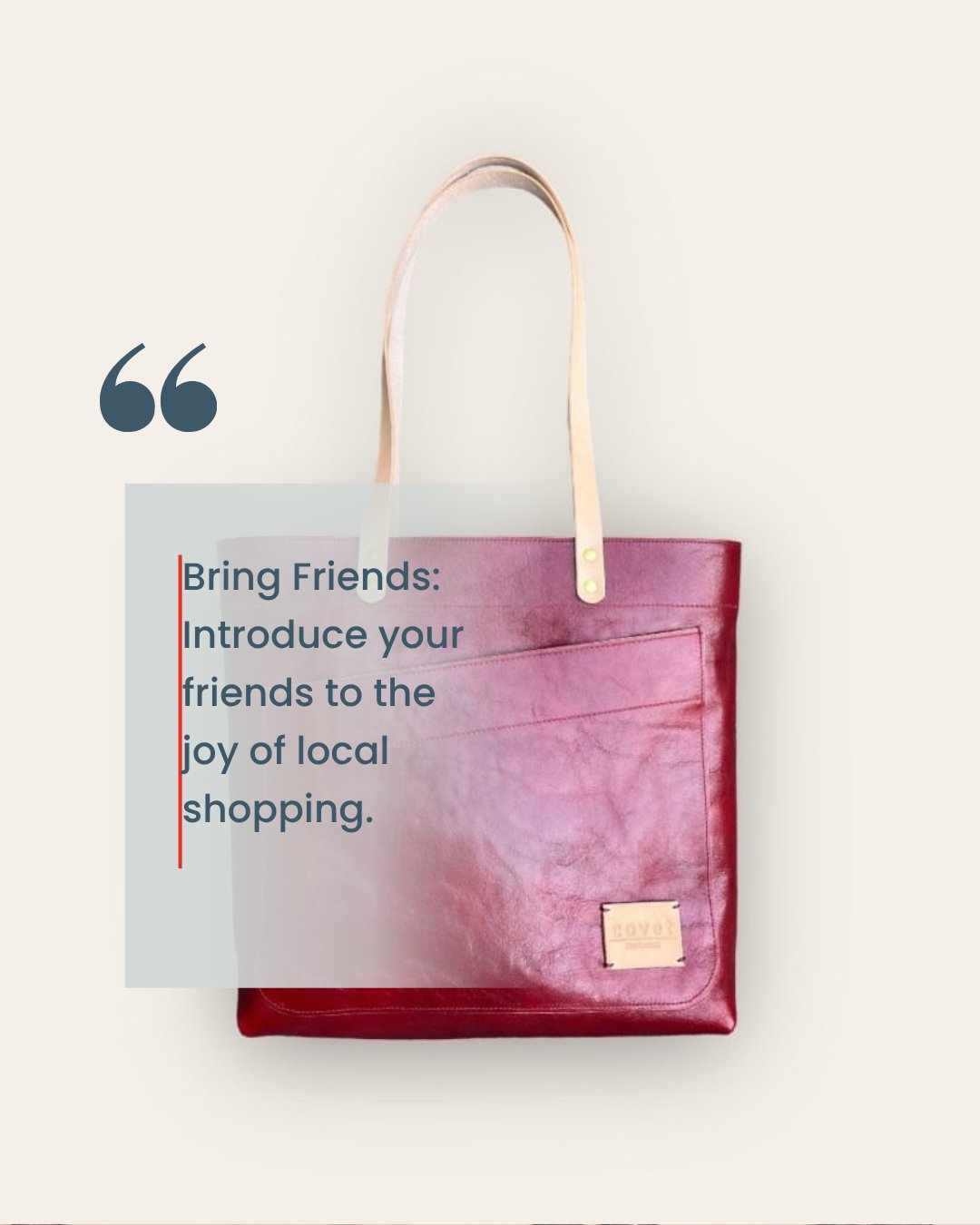 The countdown is on!! 10 days and counting?
Bring a friend to the market; I'm sure they will thank you for it.
Clear the day, next Saturday Nov 22, Seycove School. See you there!!
📸 @covet_handcrafted_bags