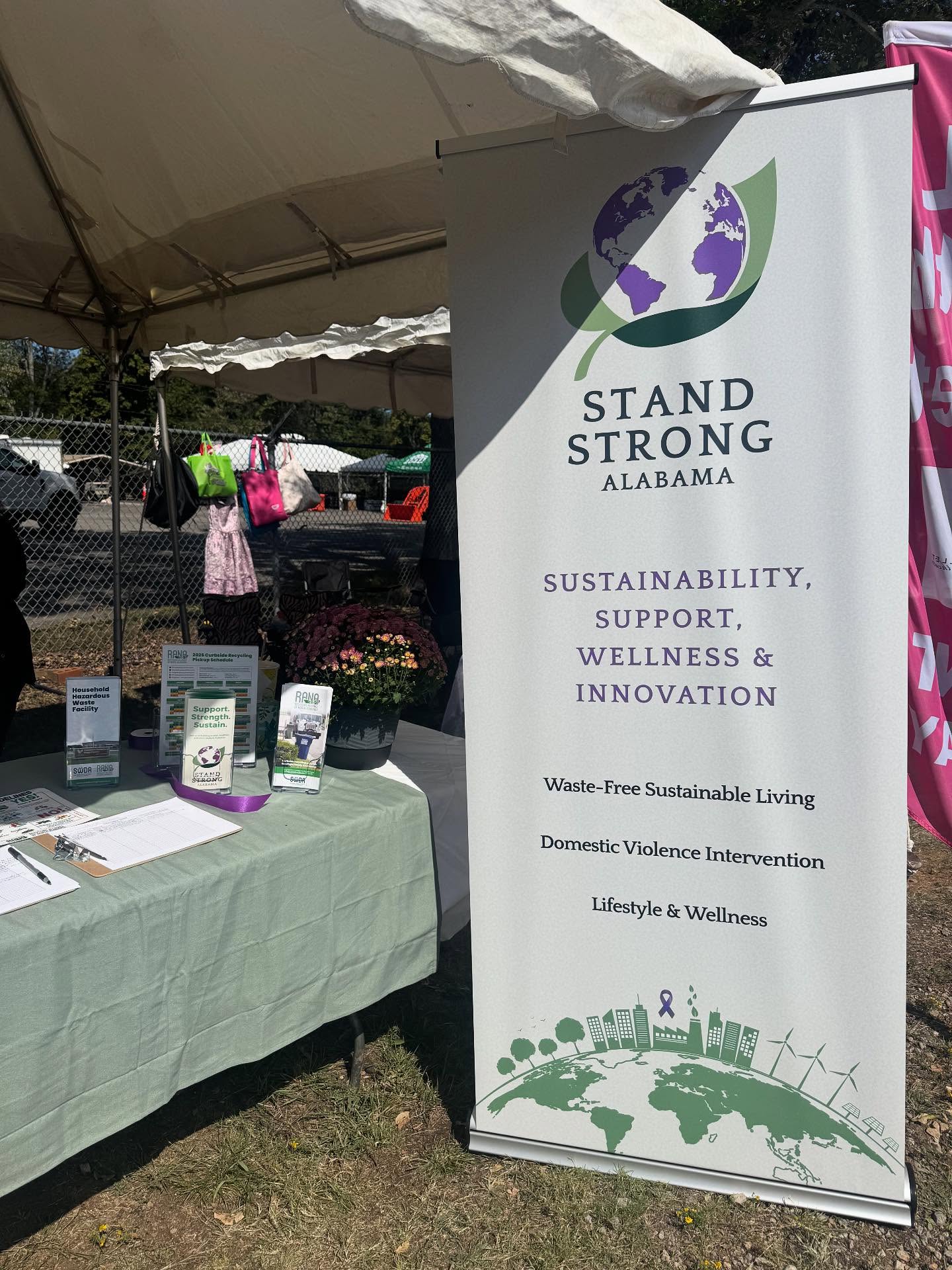 Our October Highlight! 🌟 We had such an amazing time connecting with the community at the Madison Street Festival! 💚
Our Recycling Game was a huge hit with both kids and adults — everyone had fun guessing what could (and couldn’t) be recycled for a sweet candy prize 🍬♻️
We’re grateful for all the great conversations about sustainability and how small actions can make a big difference. 🌎✨
A big thank-you to our incredible community for your continued support — because of you, we’re able to keep showing up, sharing, and learning together! 💪💜
#StandStrongAlabama #MadisonStreetFestival #Community #Sustainability #Recycling #EcoEducation #TogetherWeCan