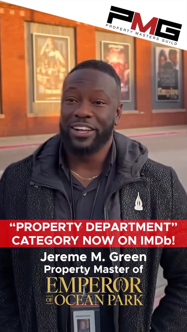 PMG Property Master Jereme Green shares his thoughts on the recent addition to the Prop Department getting our own classification on IMDB. Thanks Jereme for representing our craft.
@jerememgreen @imdb @imdbpro
#pmg #propertymastersguild #propertymaster #propertydepartment #propdepartment #props #IATSE #iatselocal476 #imdb #imdbpro #emporerofoceanpark