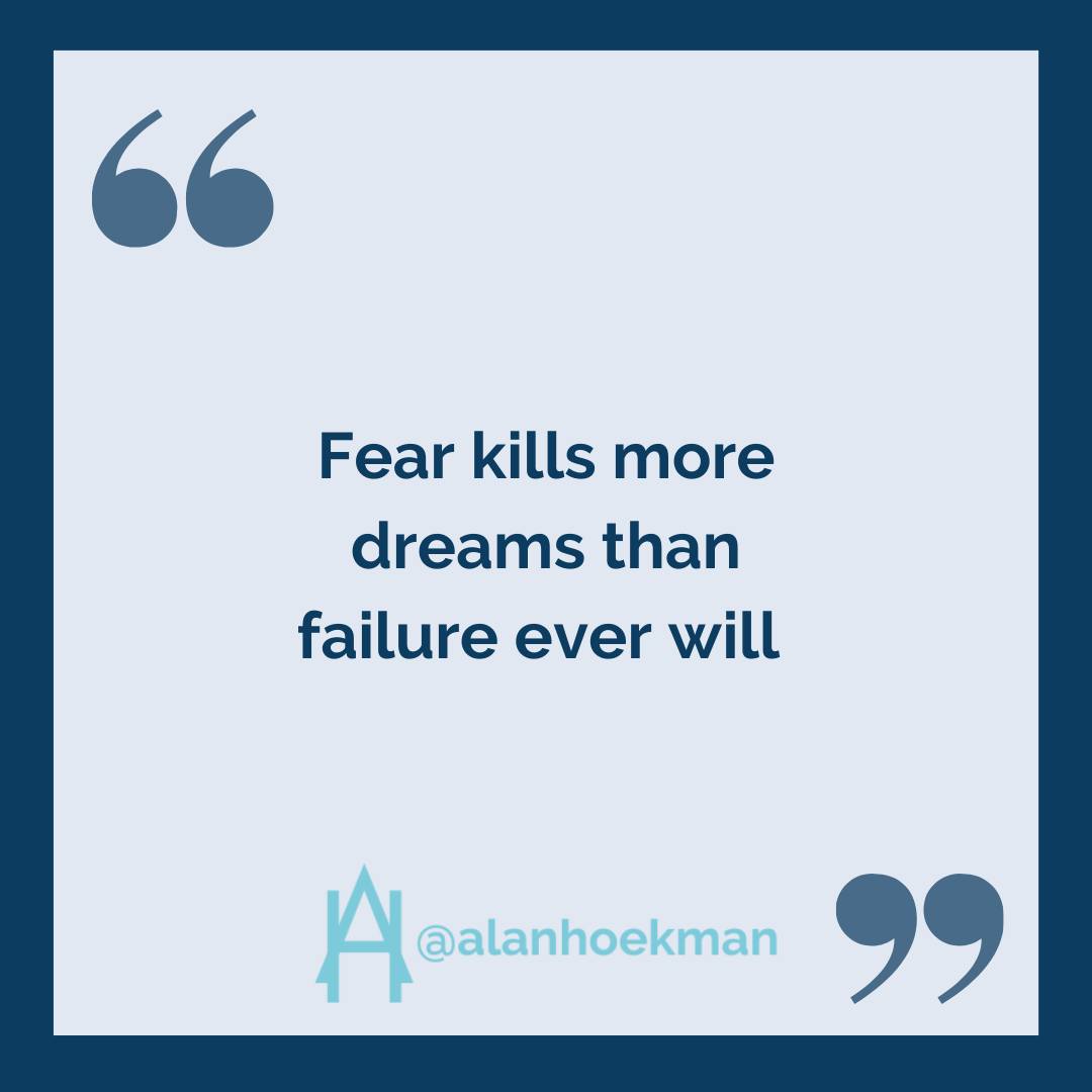 Fear kills more dreams than failure. It acts as a barrier, filling us with doubts and exaggerating risks, making our goals seem unreachable. Unlike fear, failure is a learning tool, offering lessons and growth. Letting fear dominate prevents us from exploring possibilities. Taking action, even if it results in failure, is progress. By facing fears and accepting potential failure, we unlock opportunities and move closer to realizing our dreams.
#BelieveInYourself
#MotivationalQuotes
#QuoteOfTheDay
#LifeStyle
#SelfImprovement
#Hustle
#Entrepreneur
#PositiveVibes
#InperationalQuotes
#ChangeYourLife
#Growth
#MotivationalReels
#GoalSetting
#Quotes