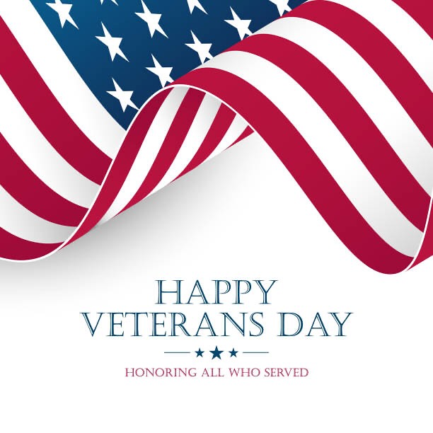 Happy Veterans Day! The studio is open and on our normal schedule ❤️