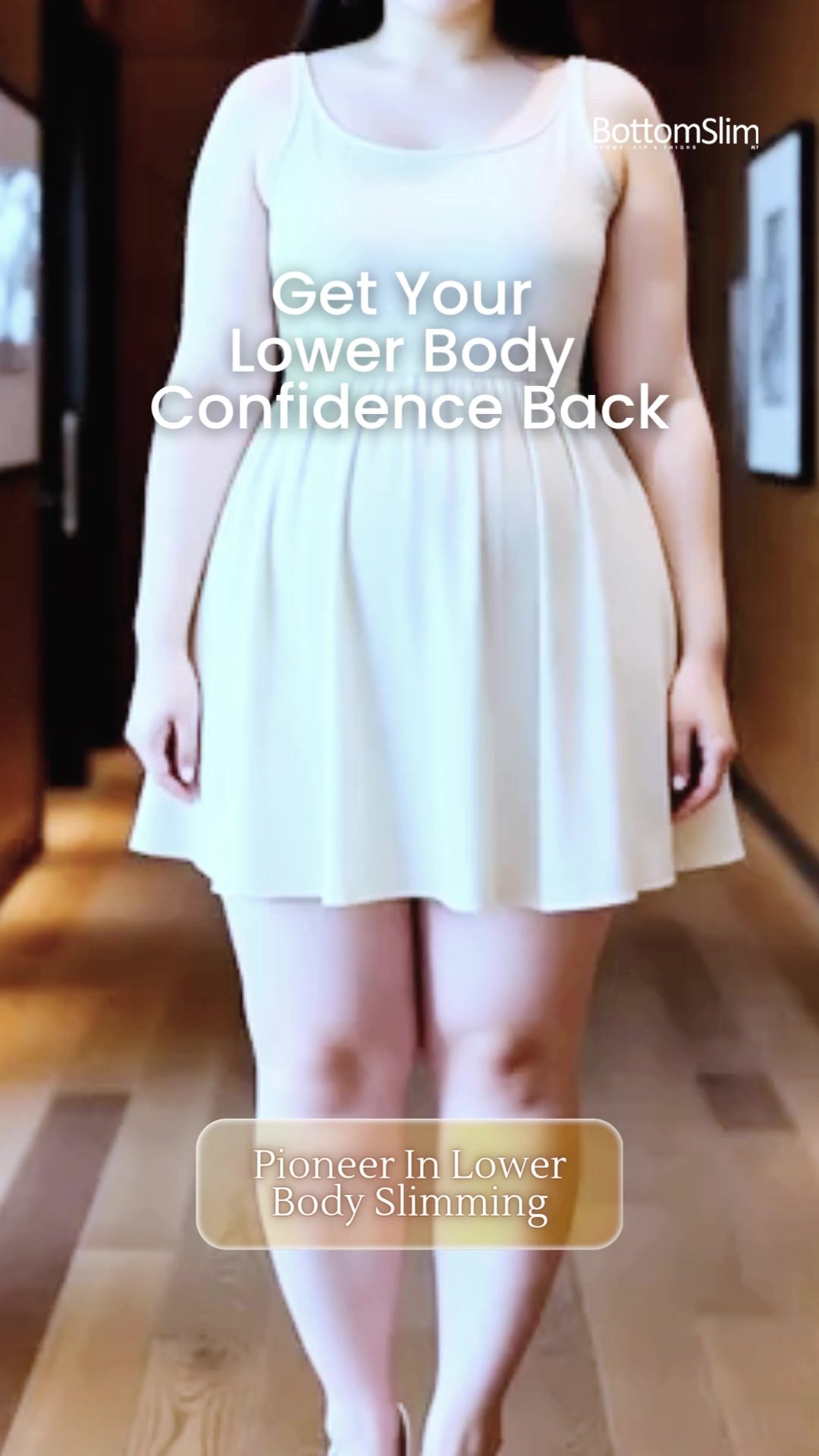 "Refine your silhouette. Redefine your confidence. 💫#BottomSlim #slim #body #toned #confidence